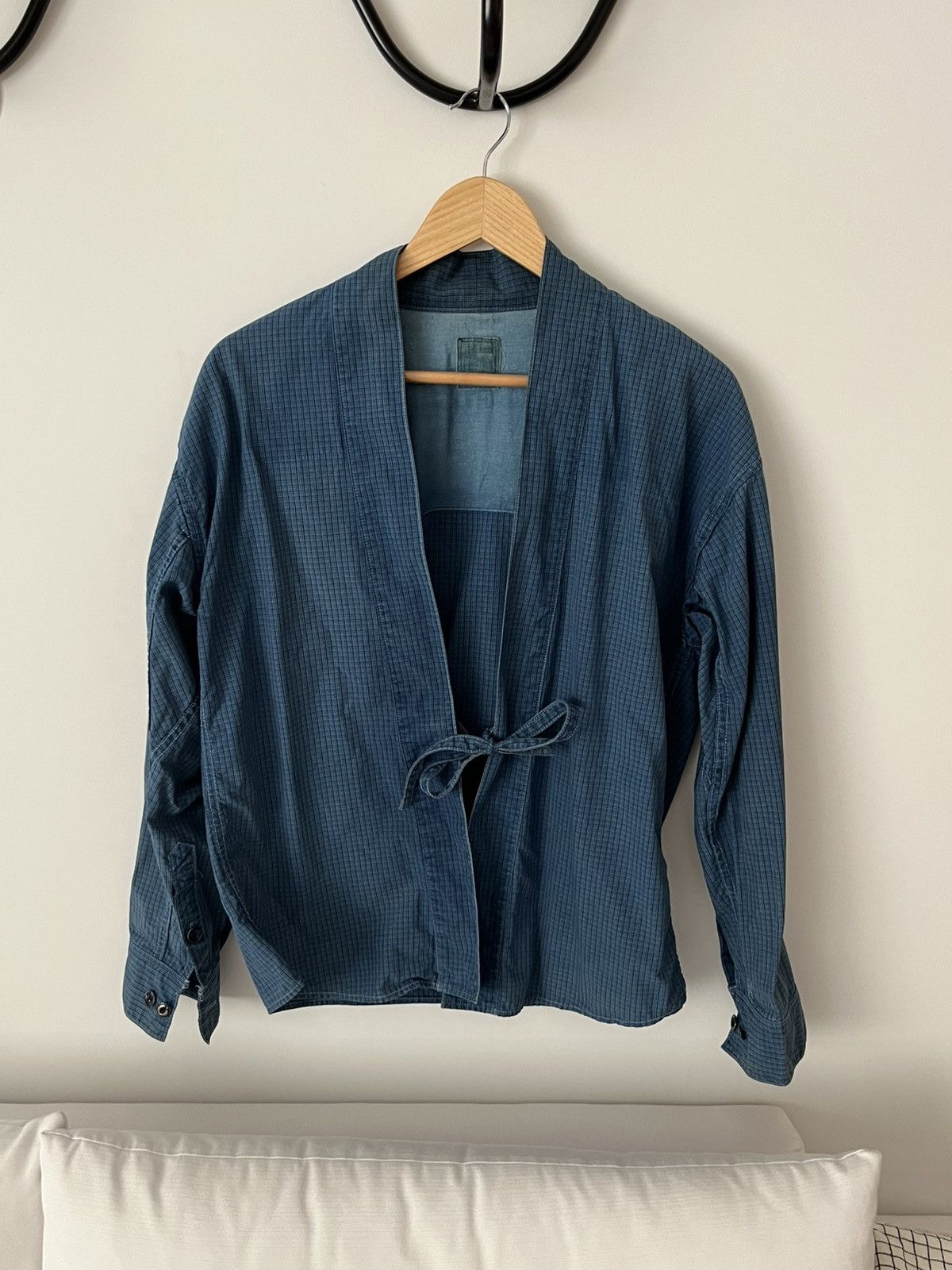 Visvim Visvim ICT Indigo Check Llamo Shirt | Grailed