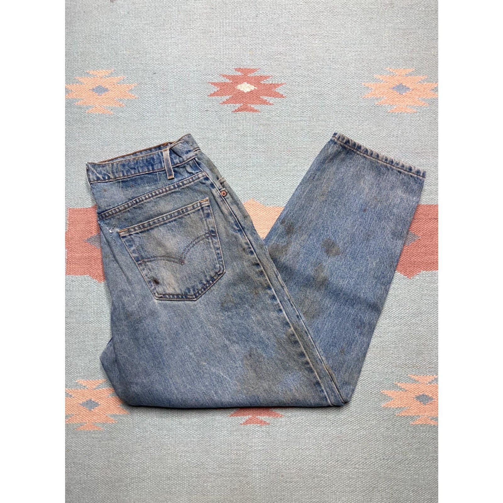 Levi's VINTAGE Levi’s 560 Jeans 34x30 Tapered Loose Fit Baggy 90s y2k skater faded Mens Jeans Size US 34 / EU 50 - 2 Thumbnail