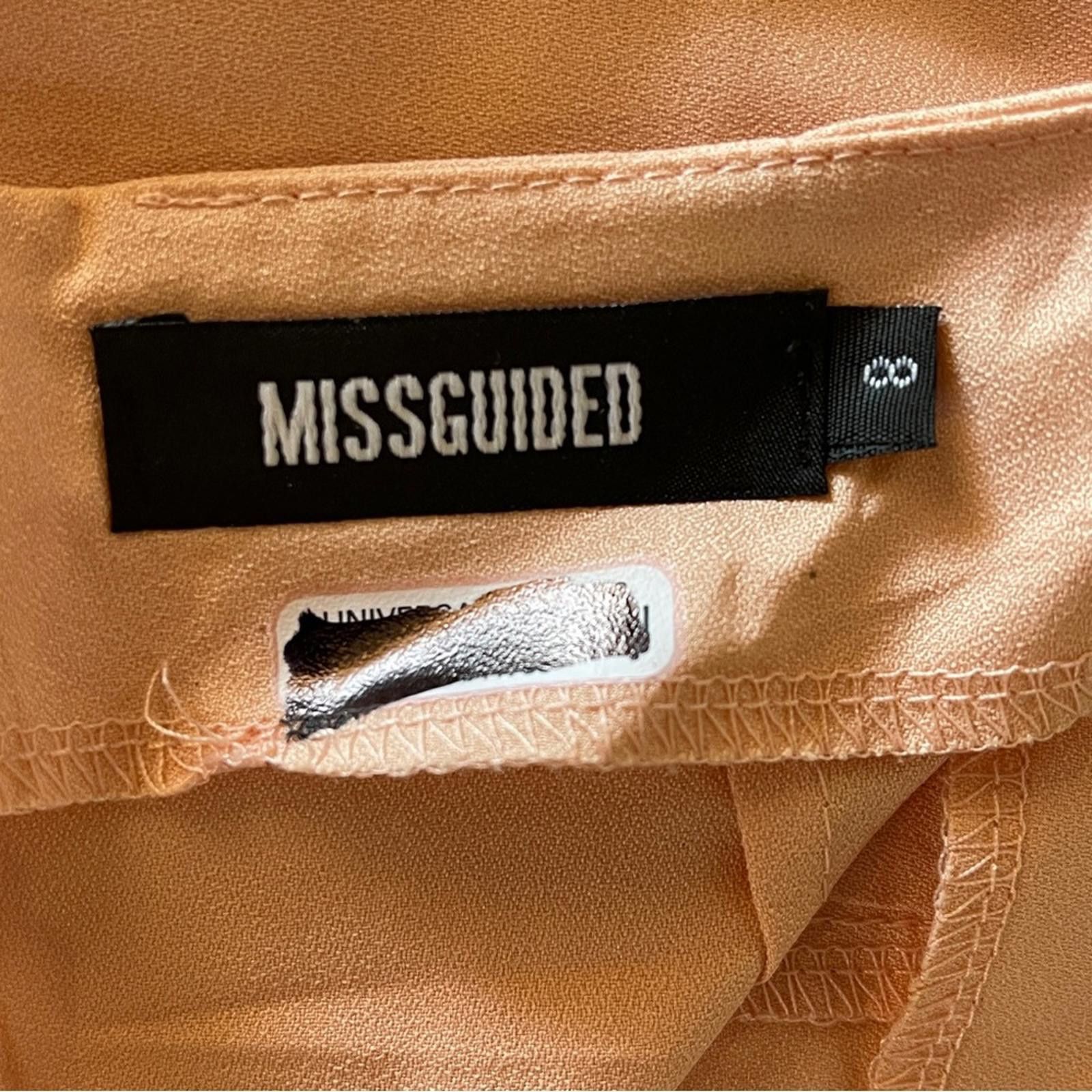 Other Missguided + Lace-Up Peach Mini Skirt Size 30" / US 8 / IT 44 - 3 Thumbnail