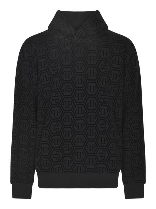 Philipp Plein PHILIPP PLEIN Men Hoodies AADC MJB3379 PJY002N 02 Black Size US XL / EU 56 / 4 - 1 Thumbnail