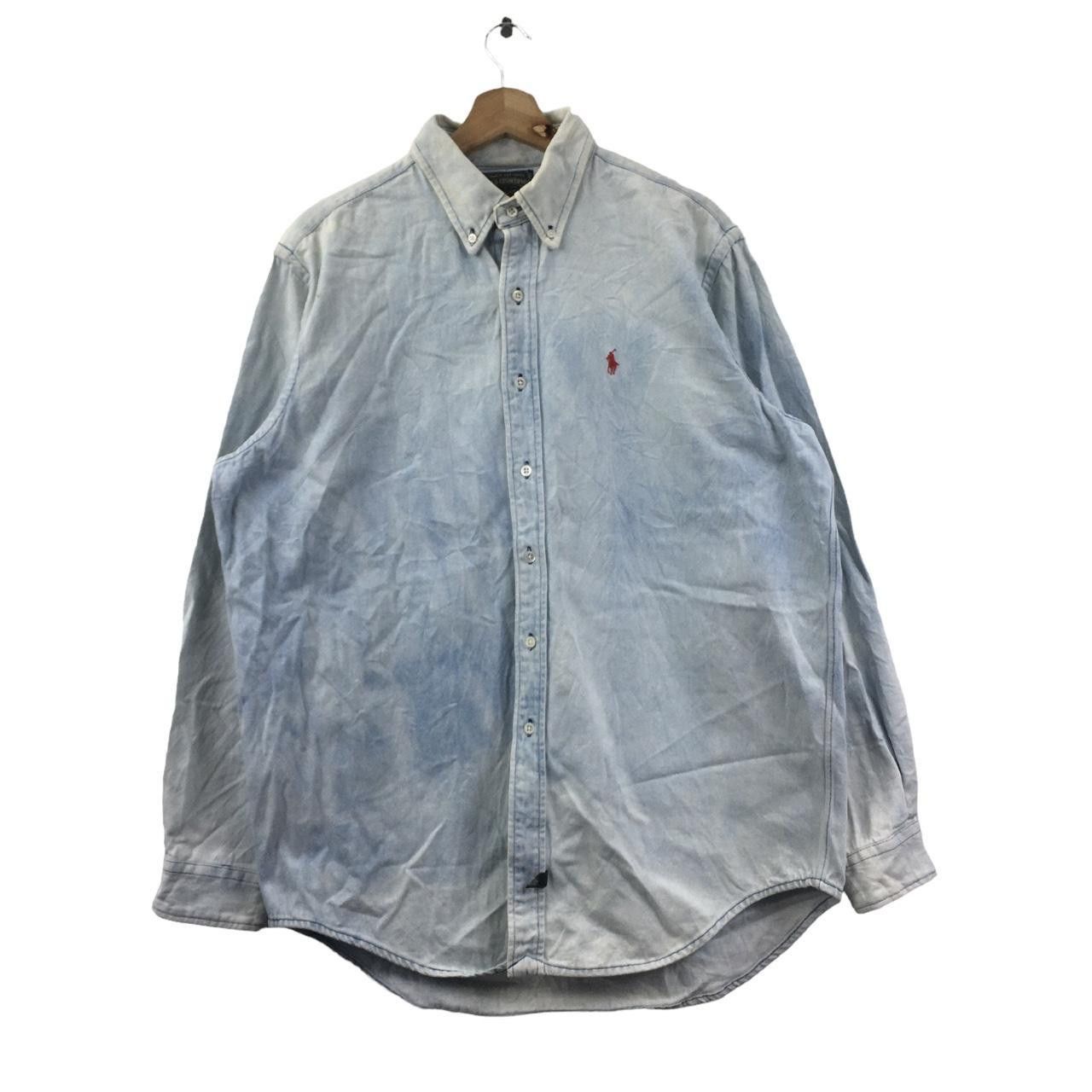 Vintage Vtg POLO COUNTRY USA Ralph Lauren Denim Jeans Jacket Size US M / EU 48-50 / 2 - 1 Thumbnail