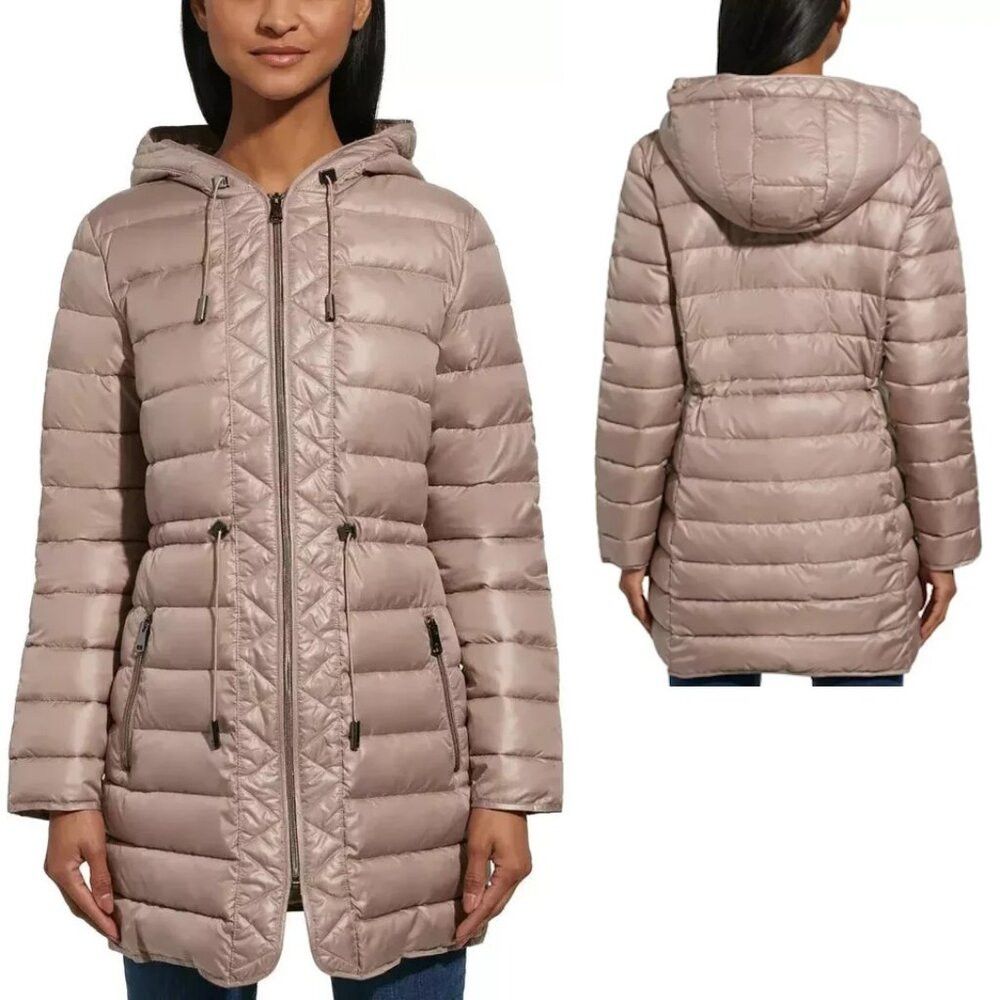Kenneth Cole NWT New Kenneth Cole Quilted Anorak Brown Jacket Size XS Size XS / US 0-2 / IT 36-38 - 1 Thumbnail