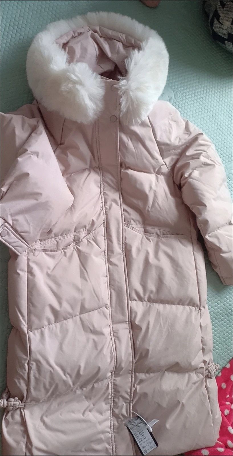 Other Korean Long White-Duck Down Coat – Thick Winter Parka with Size XXL / US 16-18 / IT 52-54 - 5 Thumbnail