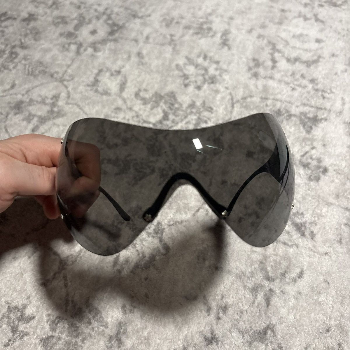 Dior Dior by Galliano 2003 Ski 1 Glasses Black & White Size ONE SIZE - 6 Thumbnail