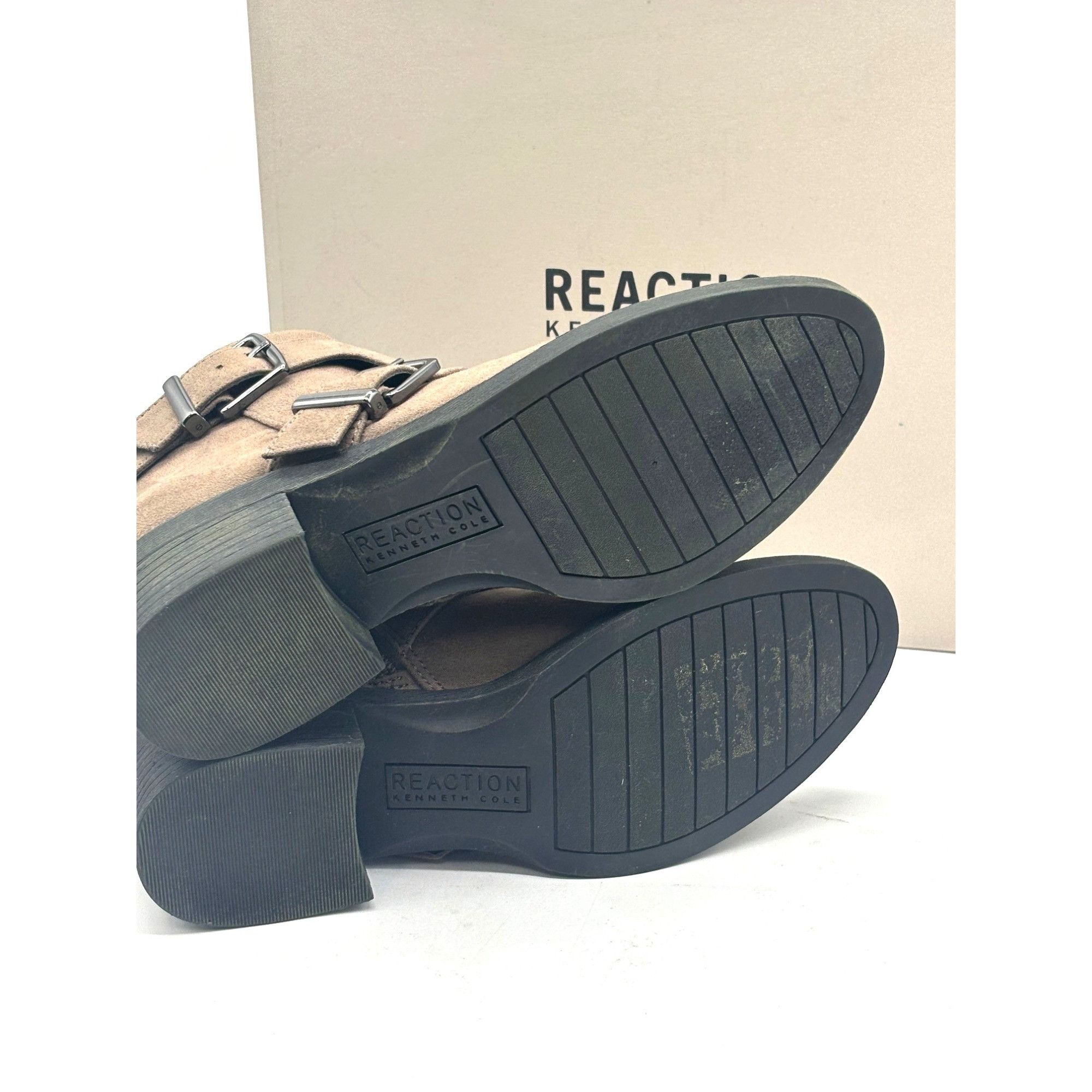 Other Kenneth Cole Reaction Women's Re-Buckle Booties, Putty Masil Size US 5 / IT 35 - 5 Thumbnail