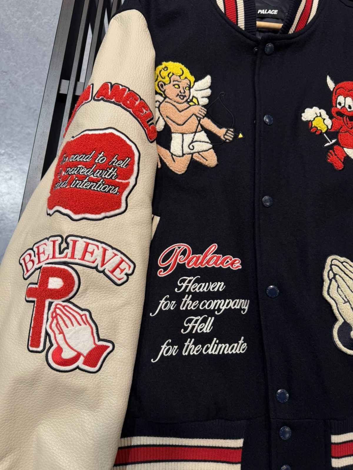 Palace Size M - Palace Fallen Angels Varsity Jacket Size US M / EU 48-50 / 2 - 2 Thumbnail