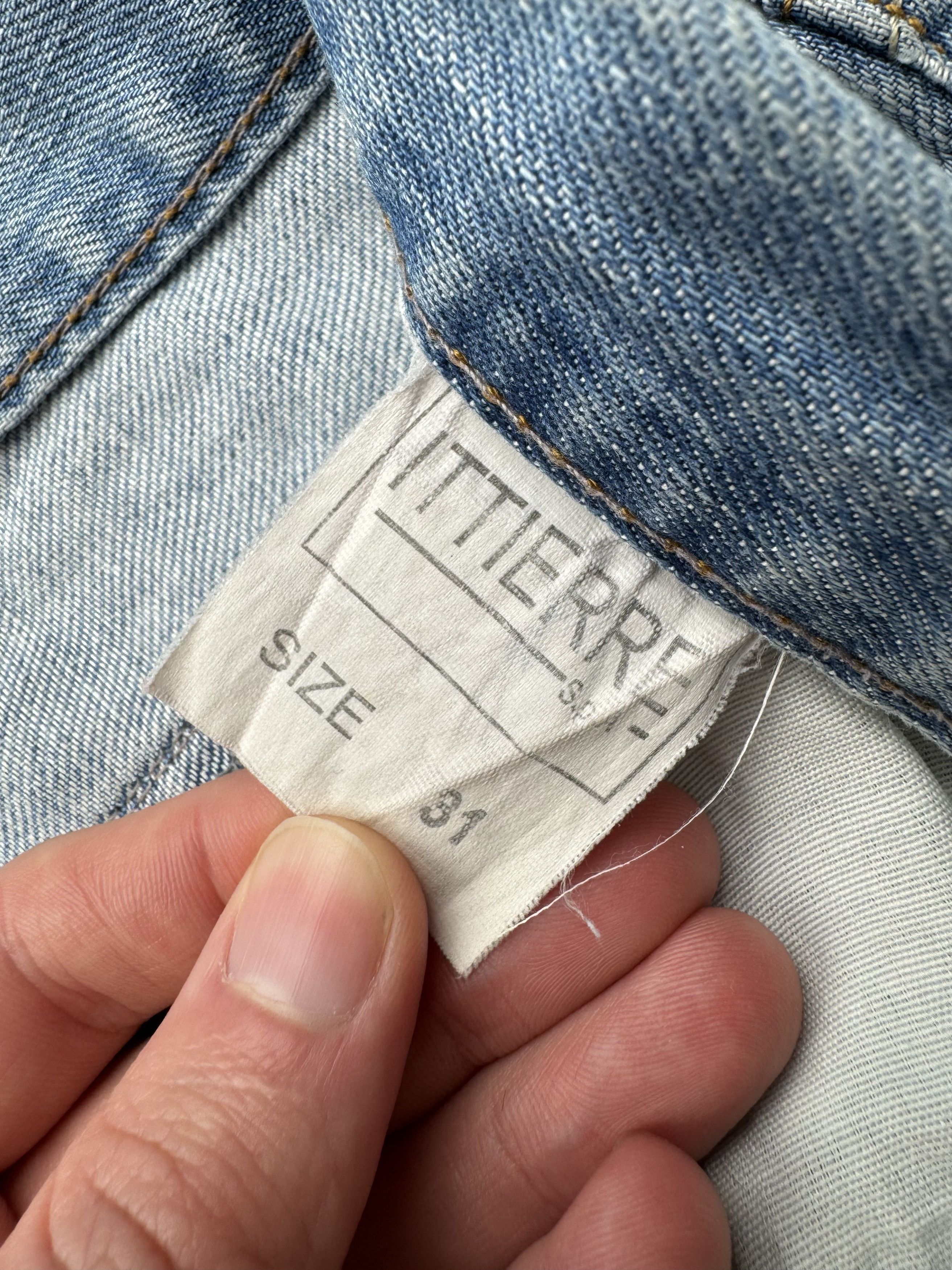 Gianfranco Ferre × Vintage Gianfranco Ferre Vintage Ripped Jeans Size US 31 - 6 Thumbnail