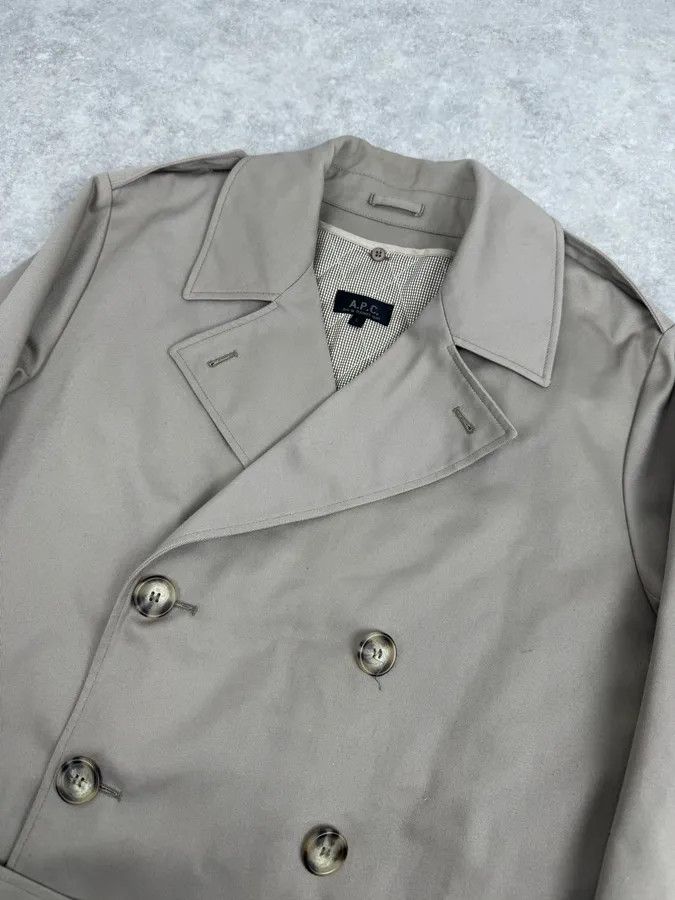 A.P.C. A.P.C. Beige Classy Trench Coat Size US M / EU 48-50 / 2 - 5 Thumbnail