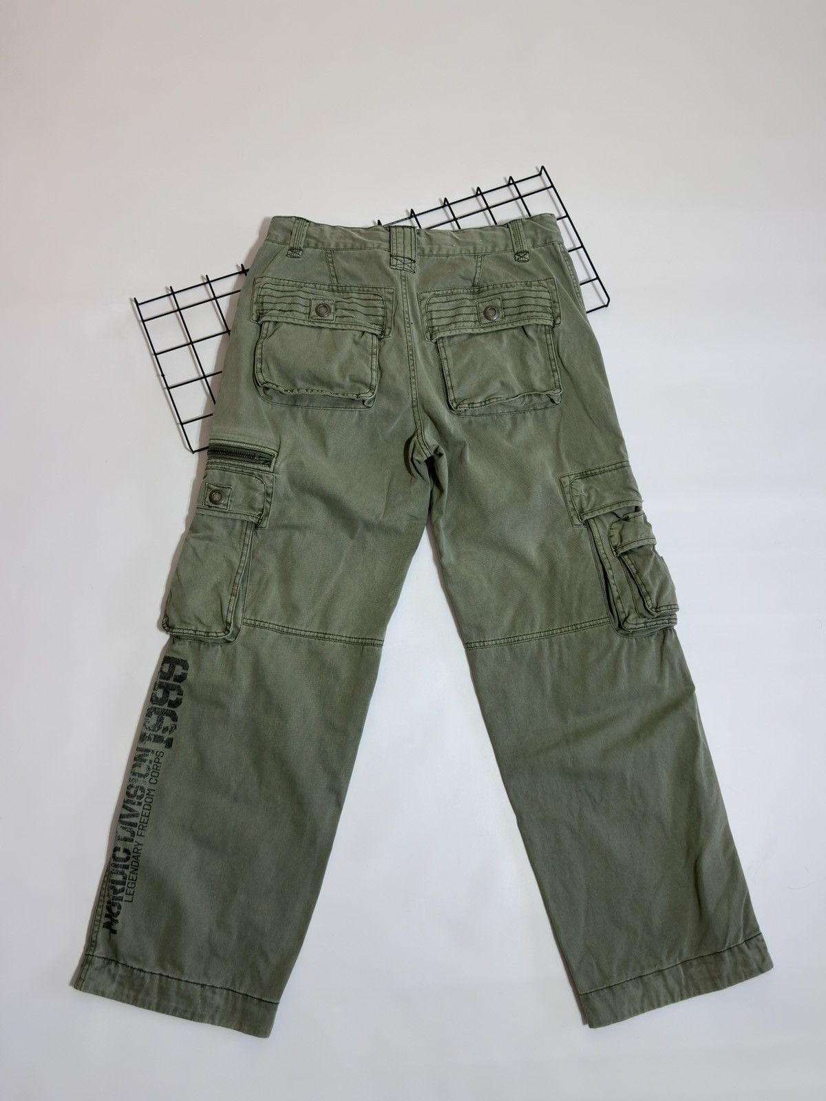 Other Thor Steinar Nordic Division 1999 Cargo Pants Olive Green Size US 32 / EU 48 - 5 Thumbnail