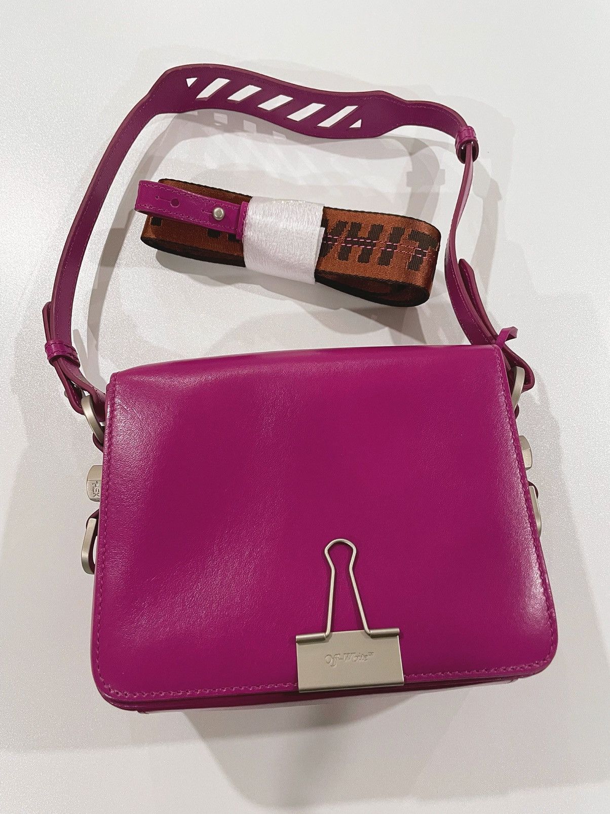 Off-White Off-White Pink New Flap bag Size ONE SIZE - 1 Thumbnail