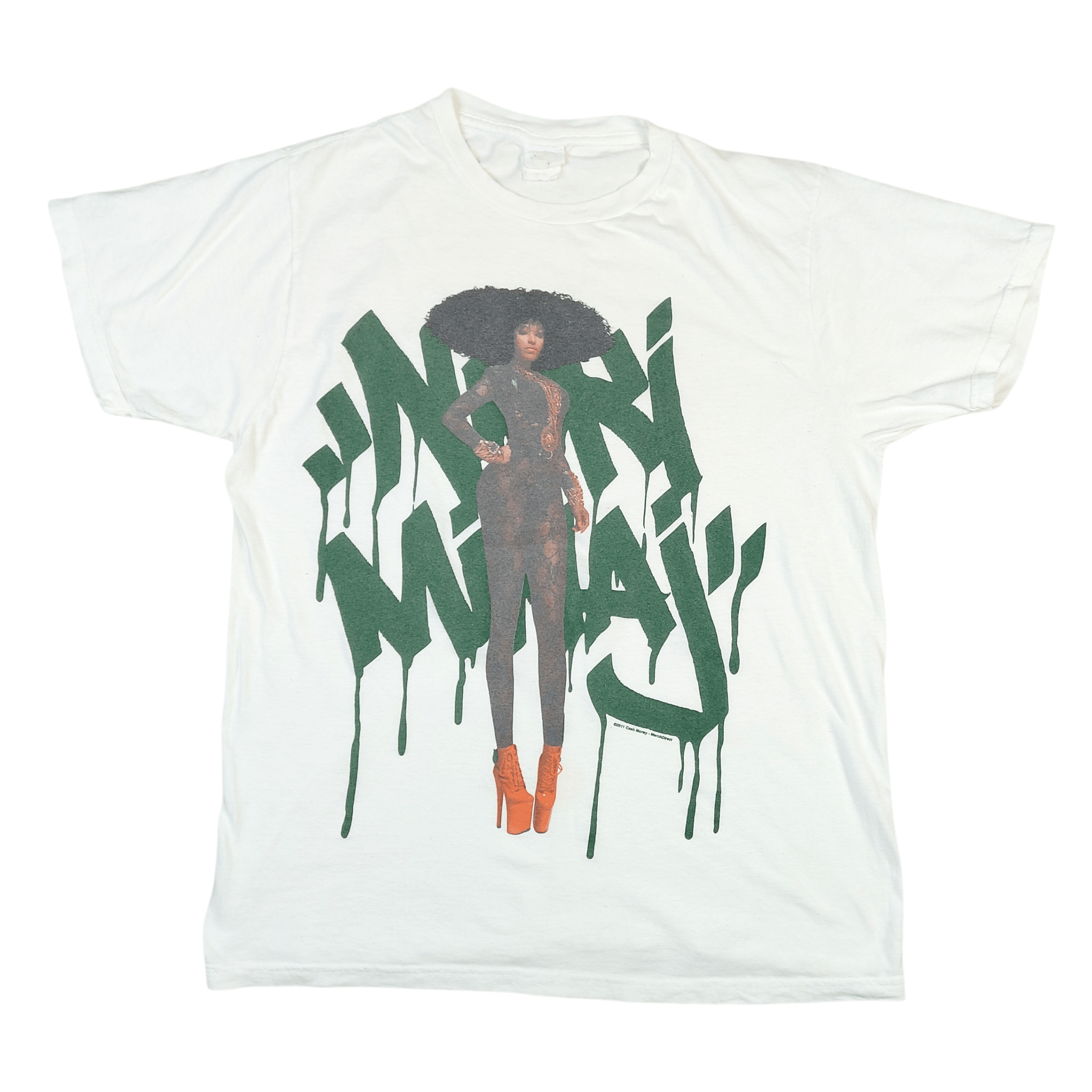 Rap Tees Vintage 2011 Nicki Minaj Pink Friday First Studio Album TEE Size US L / EU 52-54 / 3 - 1 Thumbnail