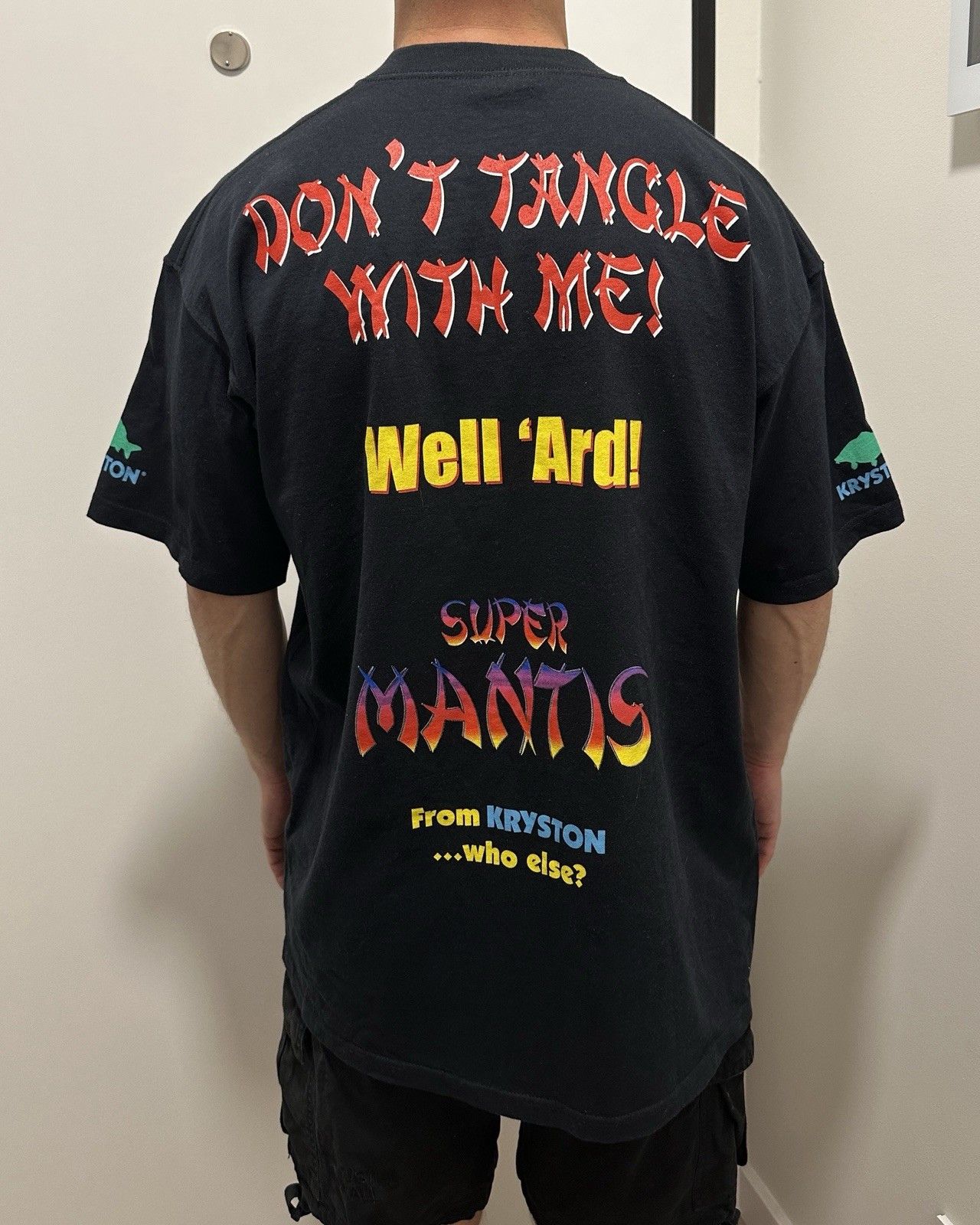 Gildan Vintage 90s Don’t Tangle With Me Super Mantis Shirt Graphic Size US XL / EU 56 / 4 - 2 Thumbnail