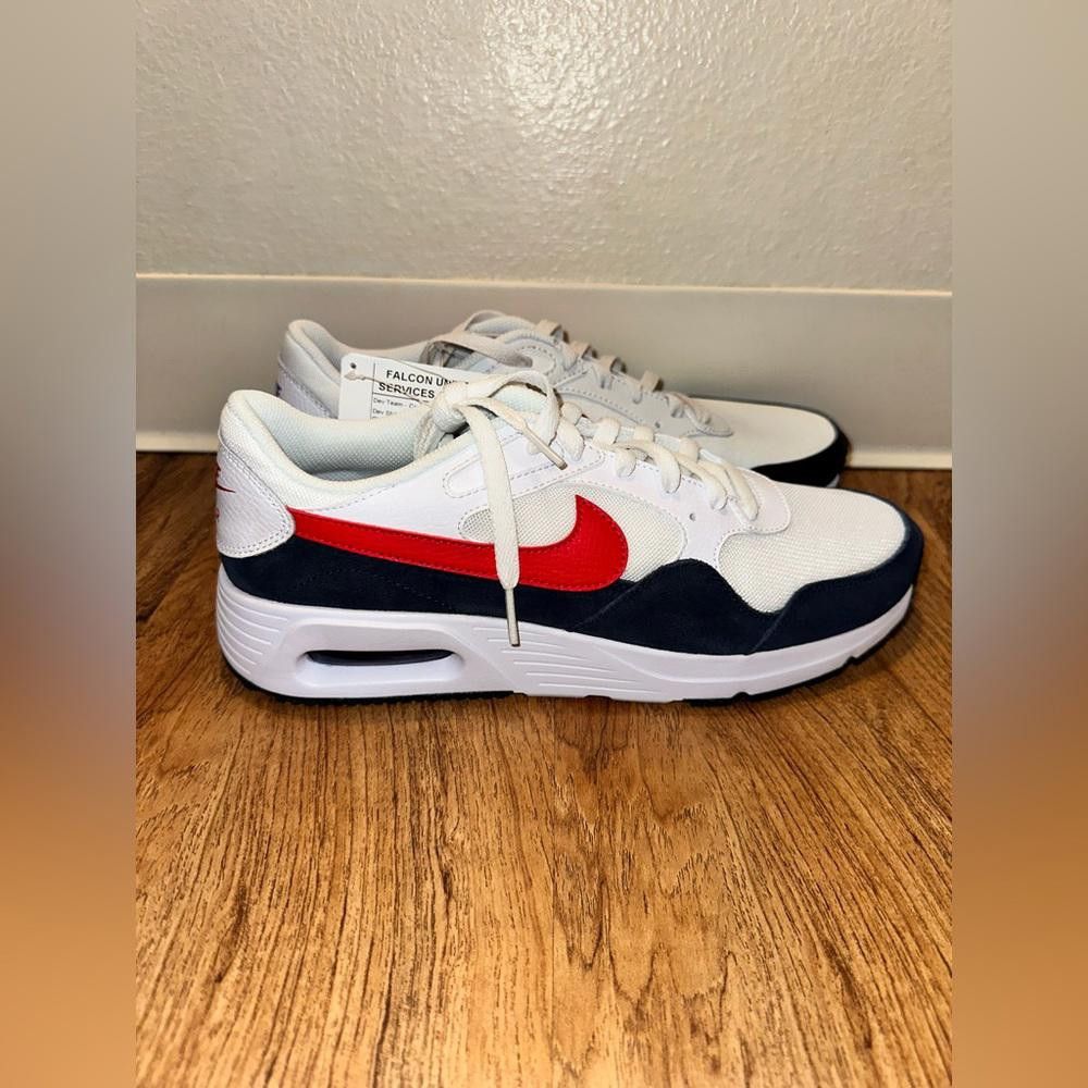 Nike Air Max SC 'Platinum Tint Bright Crimson' Sample Size US 9 / EU 42 - 1 Thumbnail
