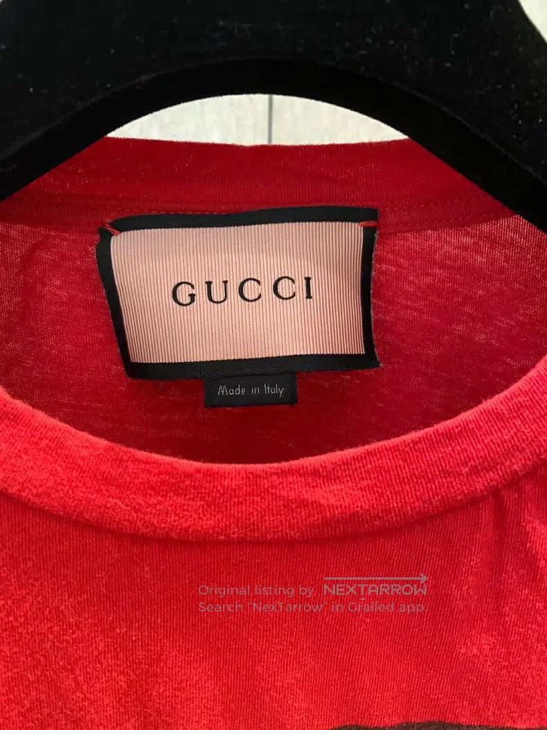 Gucci Gucci Red T-shirt Size US S / EU 44-46 / 1 - 3 Thumbnail