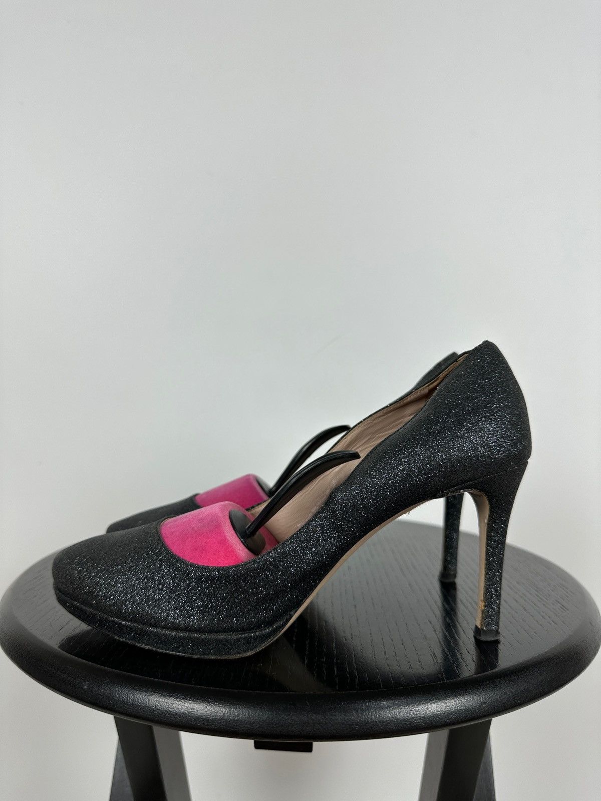 Miu Miu Miu Miu Glitter Heel Size US 6.5 / IT 36.5 - 2 Thumbnail