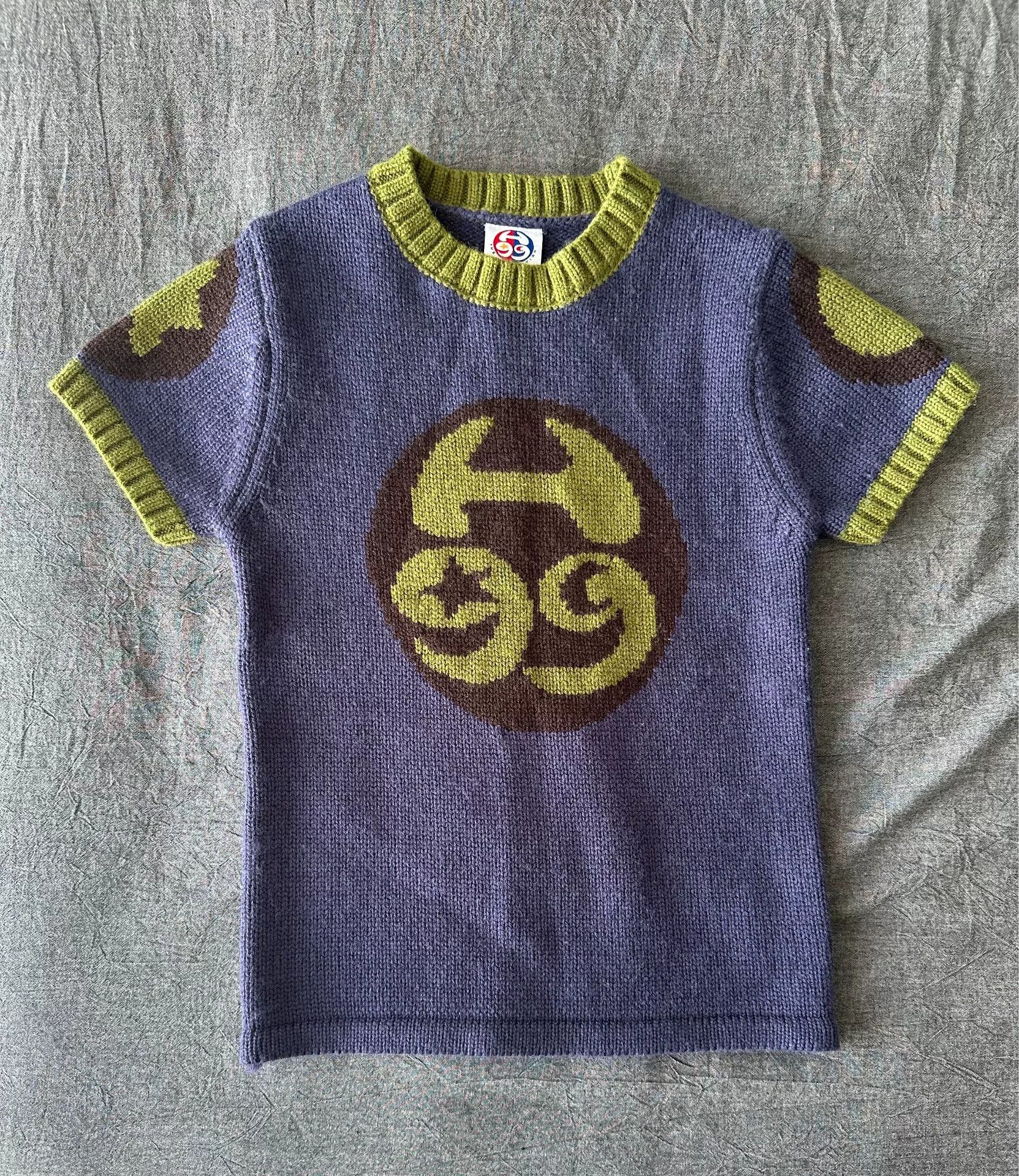Happy99 happy99 24SS Logo Short-Sleeve Sweater Size XXS / US 00 / IT 34 - 1 Thumbnail