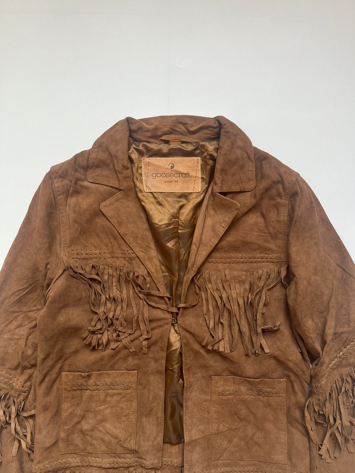 GOOSECRAFT Goosecraft Suede Western Cowboy Leather Jacket Size S / US 4 / IT 40 - 2 Thumbnail