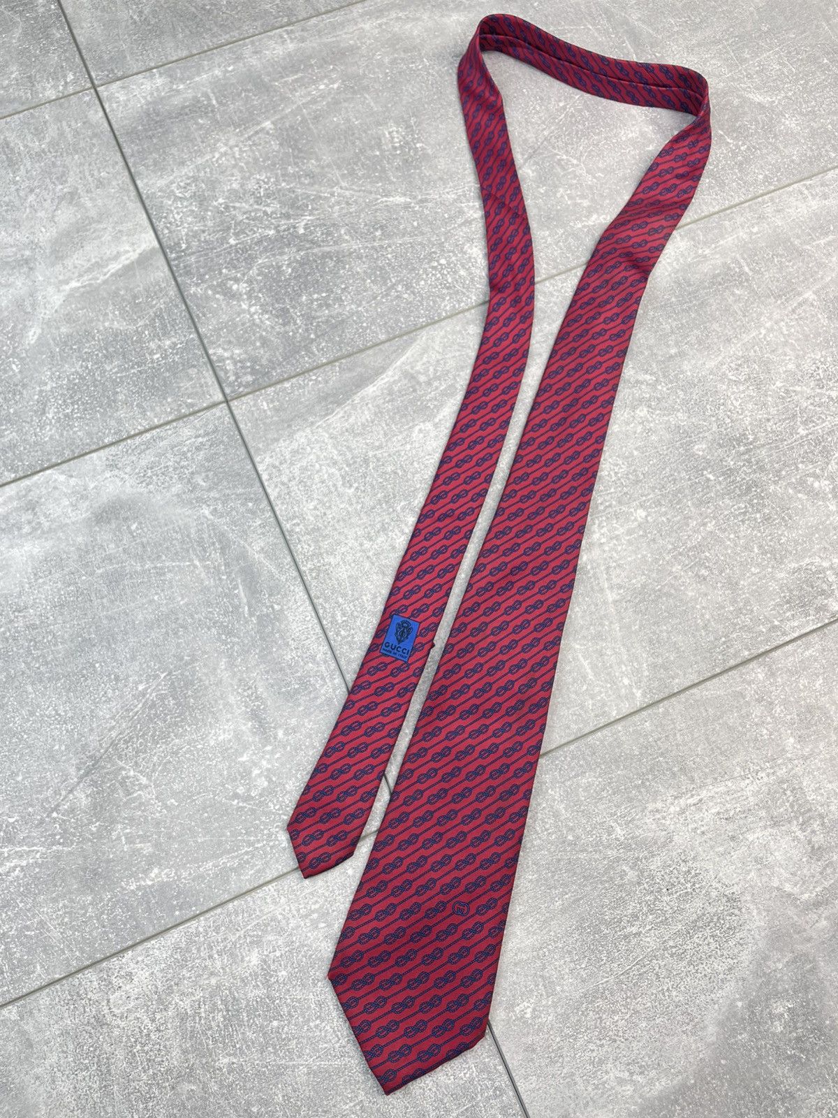 Gucci Gucci Silk Tie Mens Made in Italy Size ONE SIZE - 3 Thumbnail