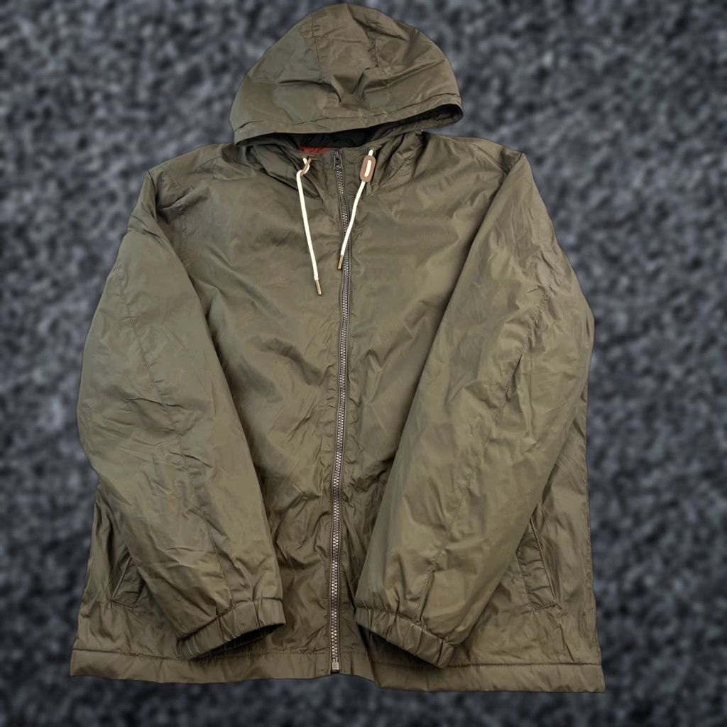 Lucky Brand Lucky Brand Jacket Mens L Green Hooded Full Zip Windbreaker Lightweight Coat Size US L / EU 52-54 / 3 - 1 Thumbnail