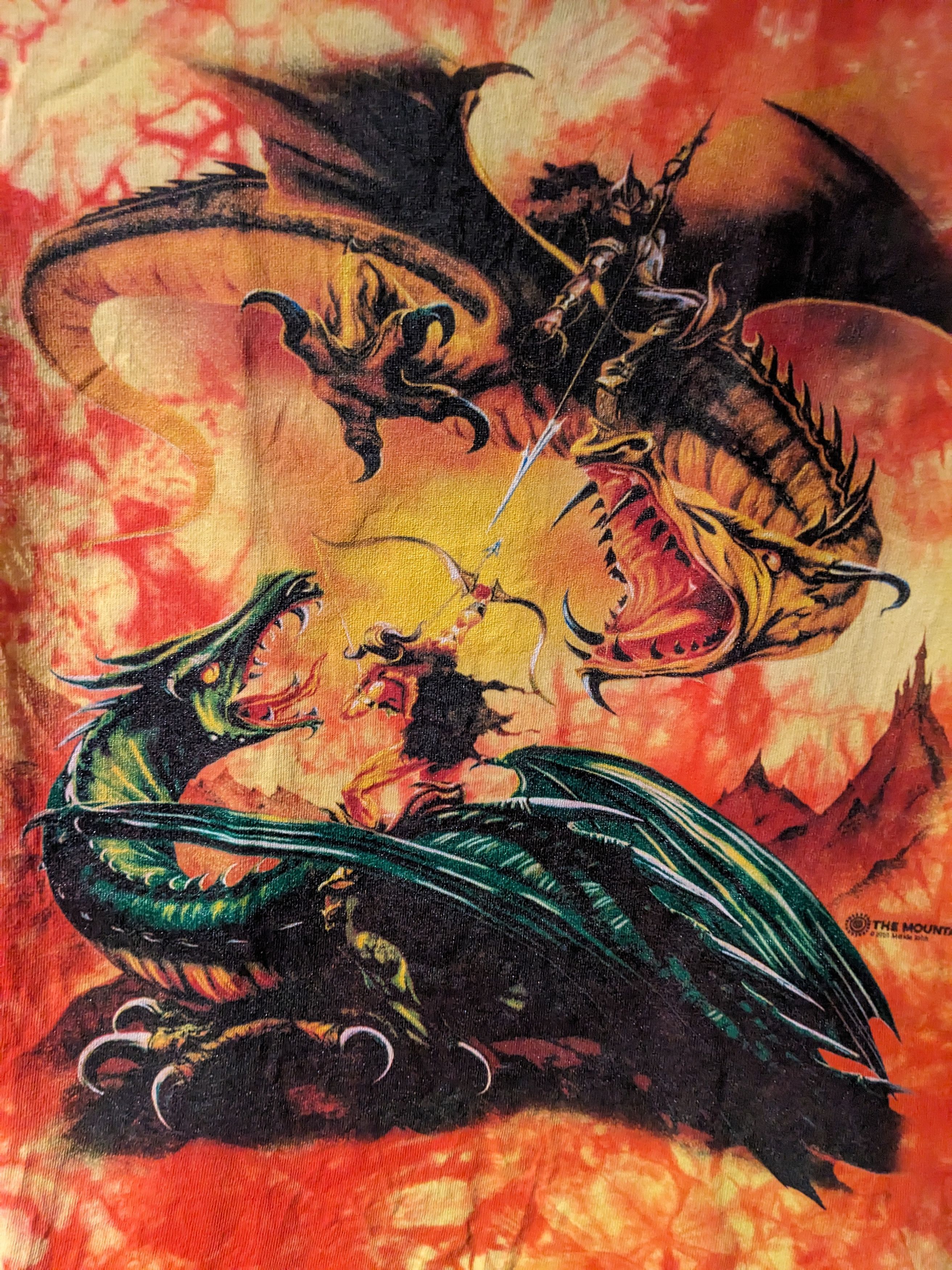 The Mountain Vintage 2001 The Mountain Dragon Knight Kids Large T-Shirt Size US L / EU 52-54 / 3 - 2 Thumbnail