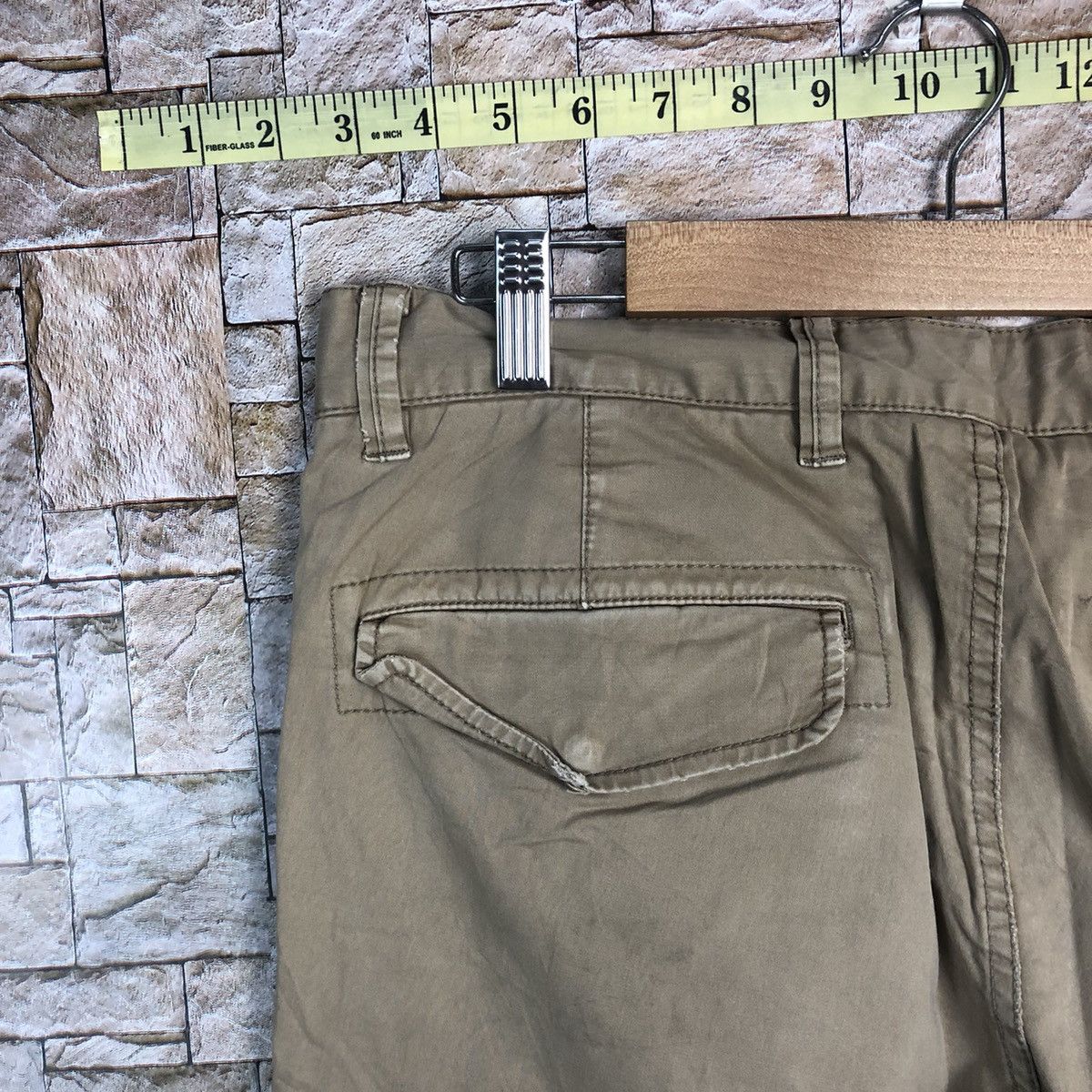 Japanese Brand Uniqlo Brown utility tactical Cargo Multipocket Pants #A342 Size US 32 / EU 48 - 19 Thumbnail