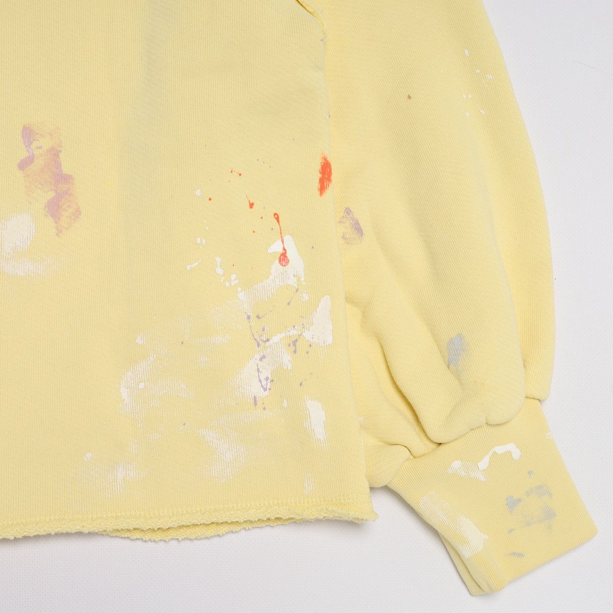 Palm Angels Palm Angels Oversized Sweatshirt Wide Yellow Splatter Painte Size US XS / EU 42 / 0 - 17 Thumbnail