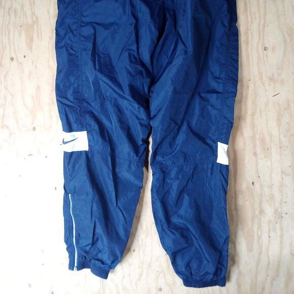 Nike × Vintage Vintage Nike Team Mesh Lined Wind Pants Joggers Trainers Size US 32 / EU 48 - 8 Thumbnail