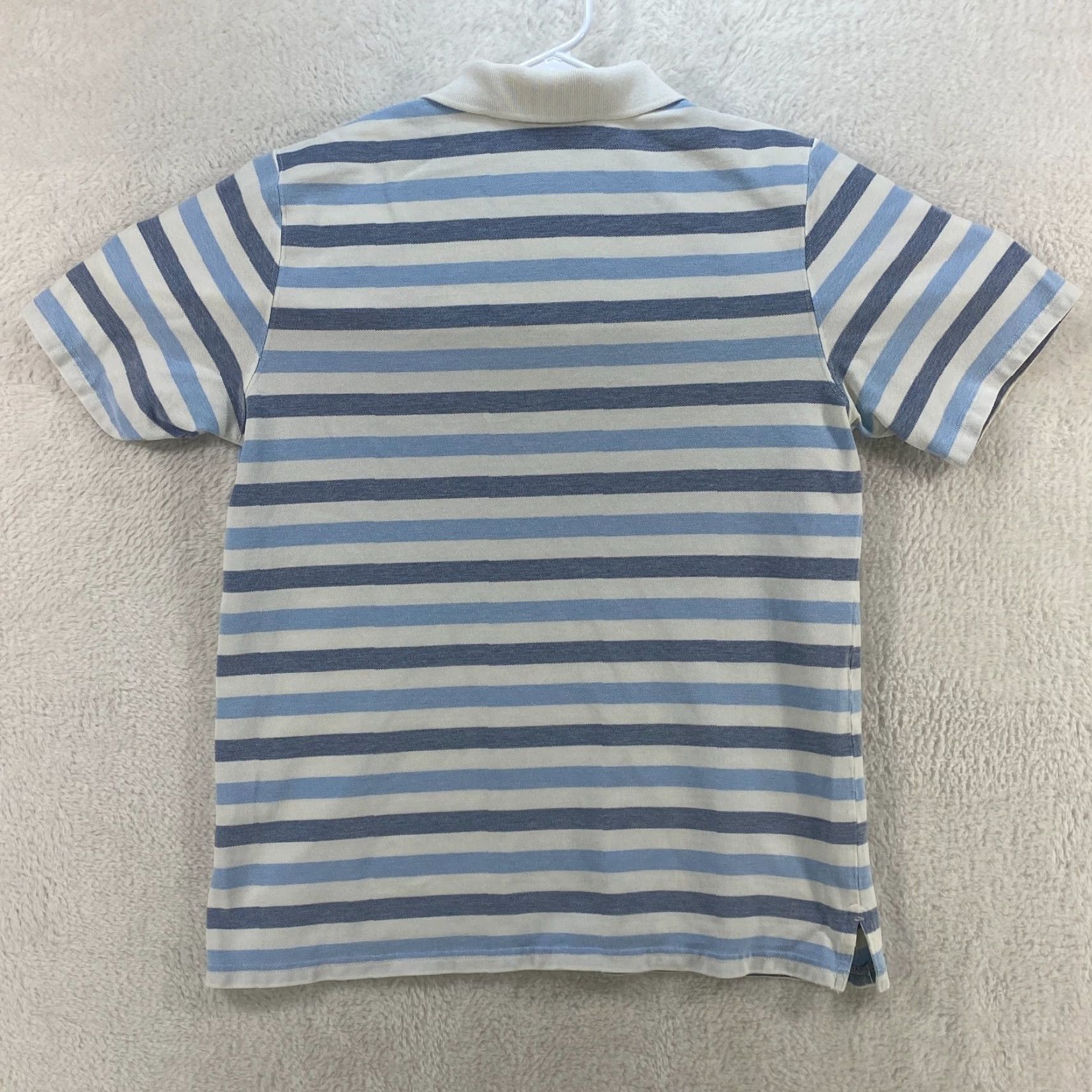 Eddie Bauer VINTAGE Eddie Bauer Polo Shirt Mens M Medium Blue White Striped Short Sleeve Polo Shirt Mens M Vintage Size US M / EU 48-50 / 2 - 2 Thumbnail