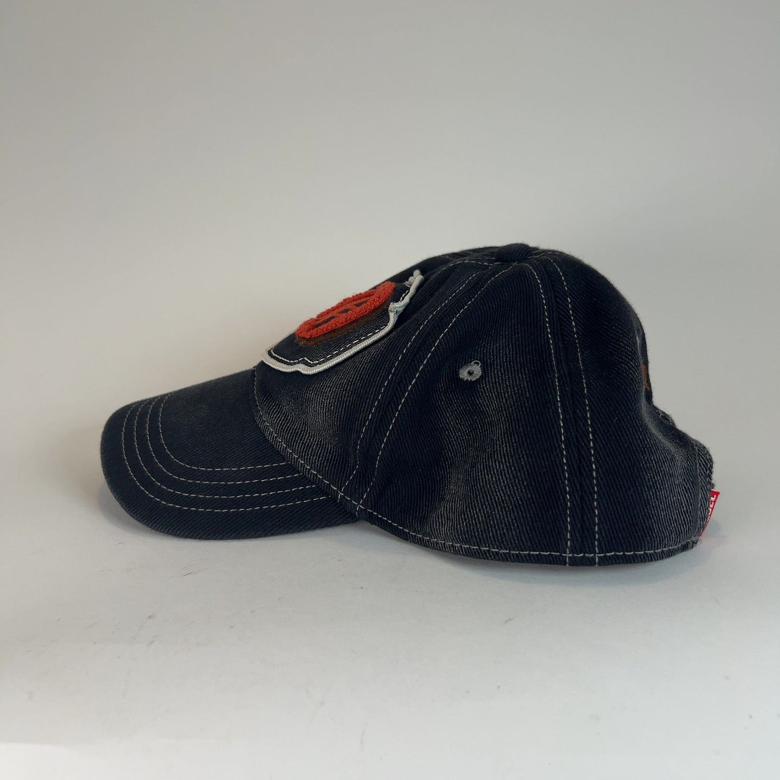 Diesel Diesel Military 'D' Logo Washed Denim Patch Hat Size ONE SIZE - 3 Thumbnail