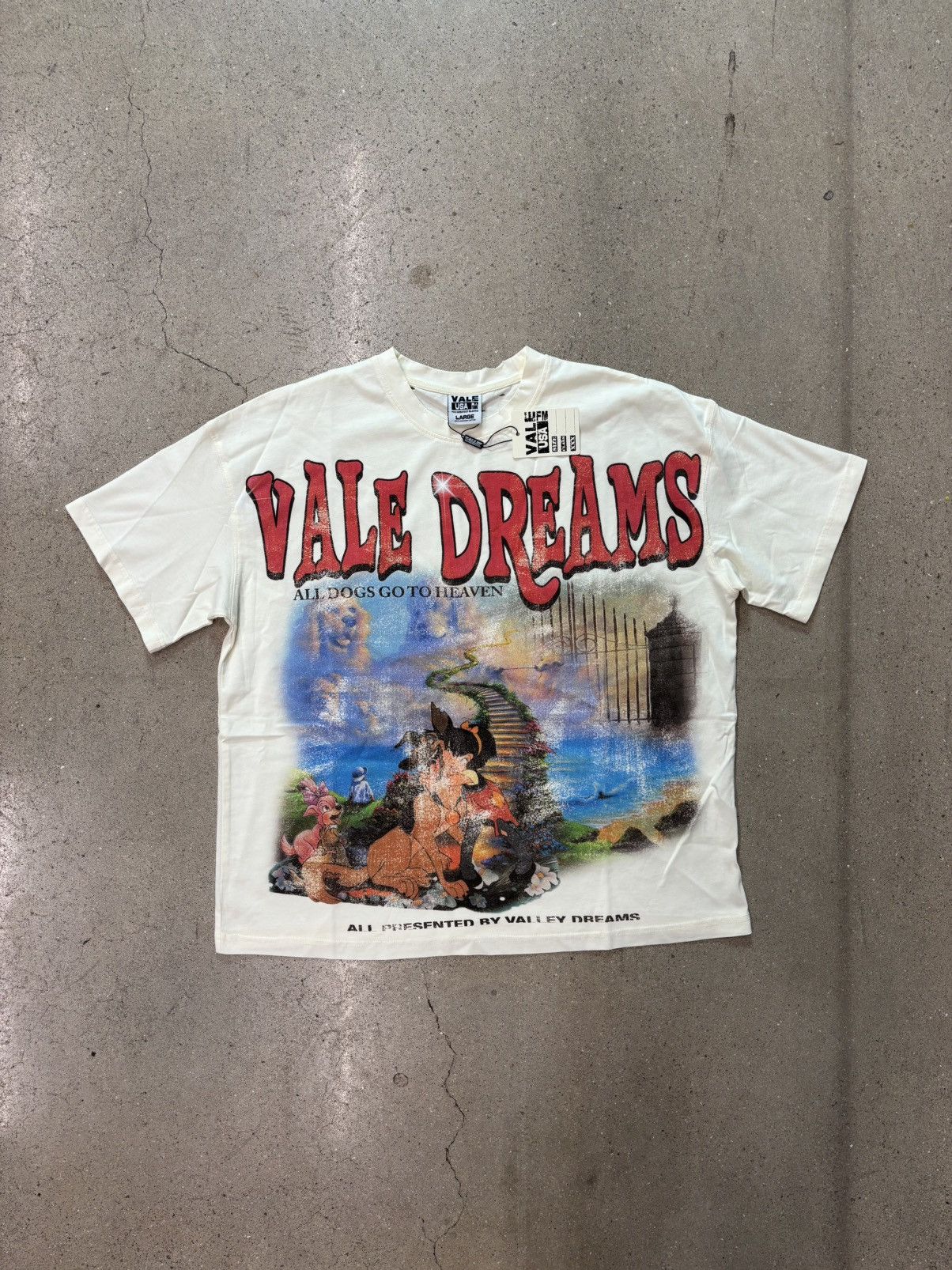 Vale Vale All Dogs Go To Heaven Tee Size US L / EU 52-54 / 3 - 1 Thumbnail