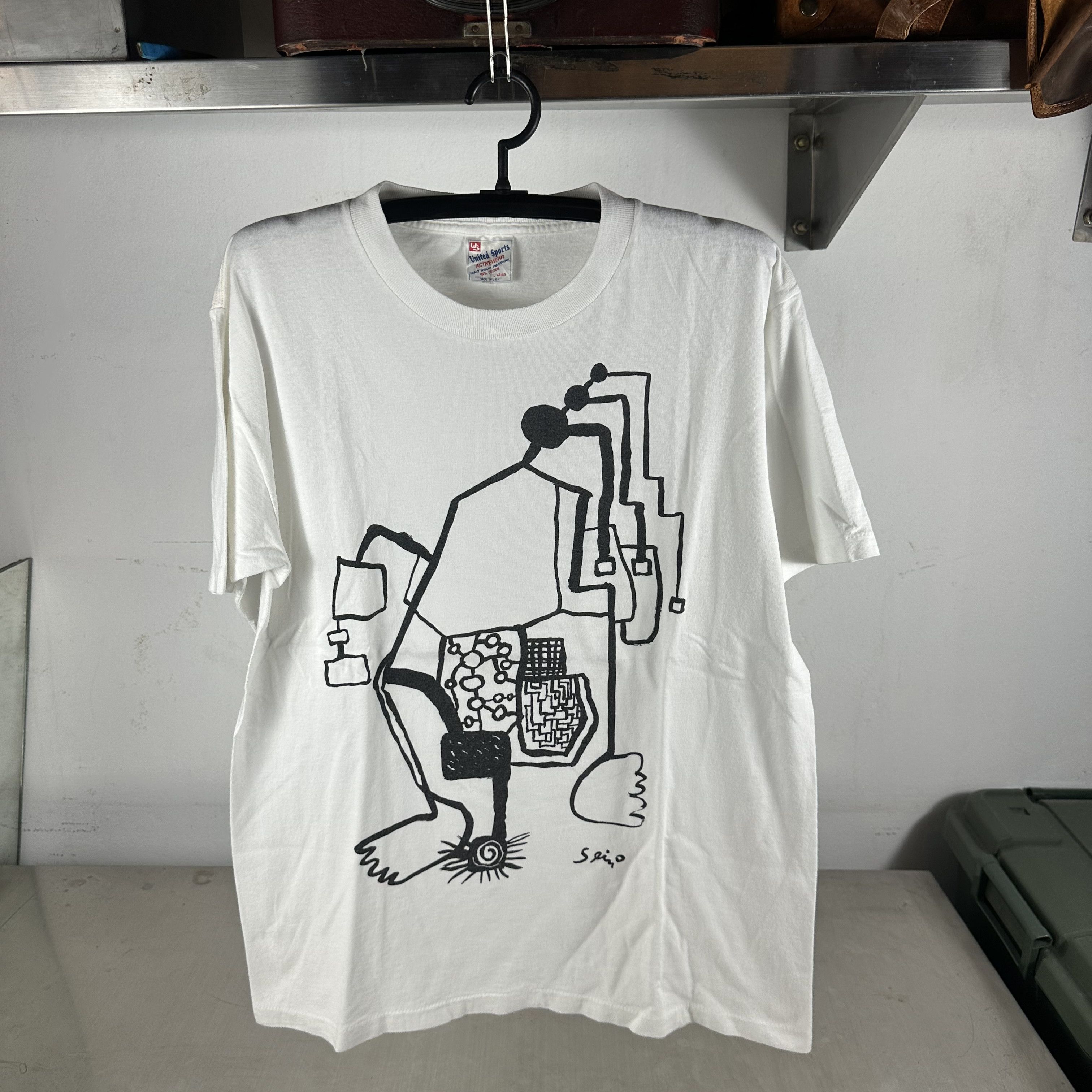 90s Okuhara Seiko Japanese Artist Single Stitch T-Shirt