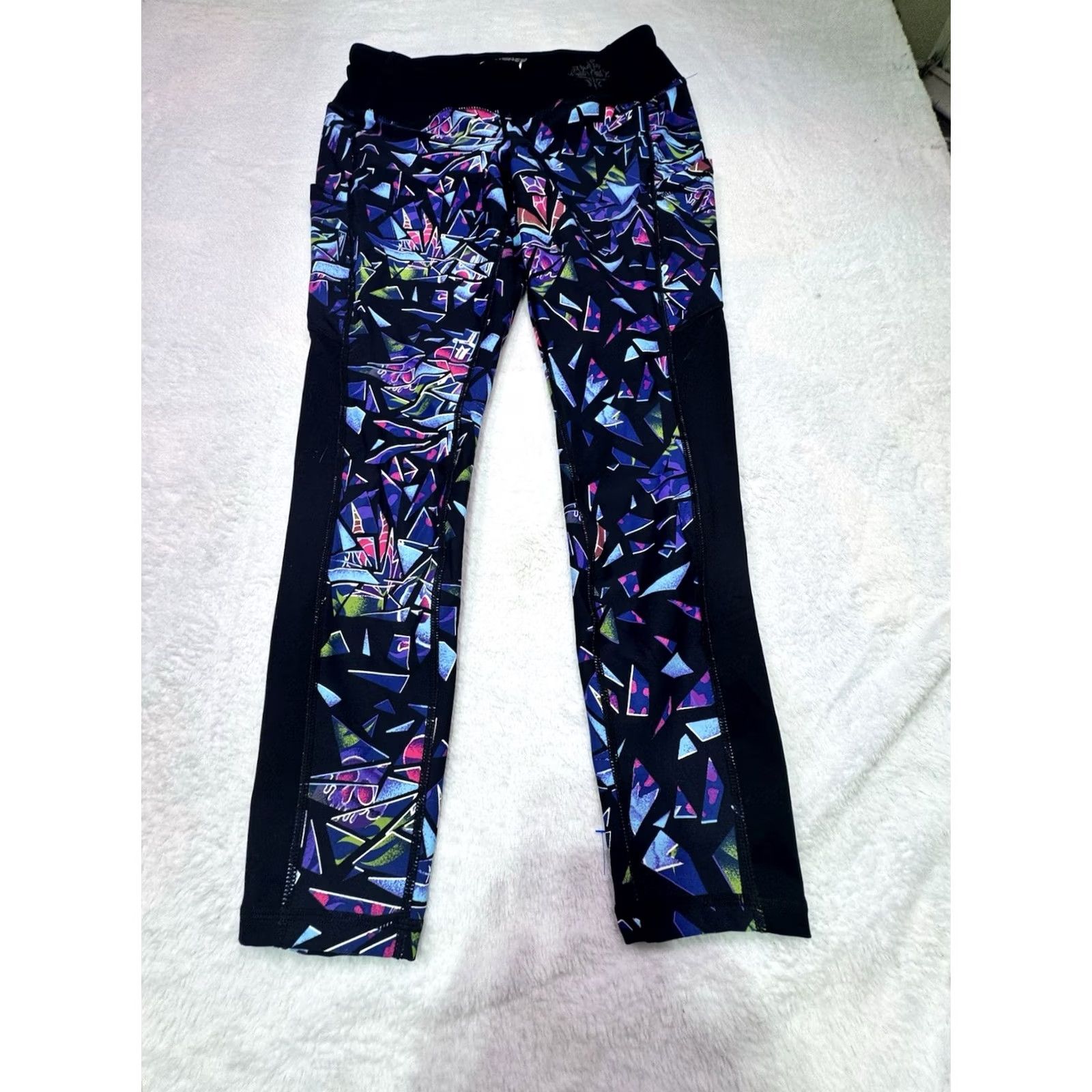 Torrid Torrid Disney Villains Black Active Leggings - Evil Queen Print Squartches Size 40" / US 18 - 3 Thumbnail