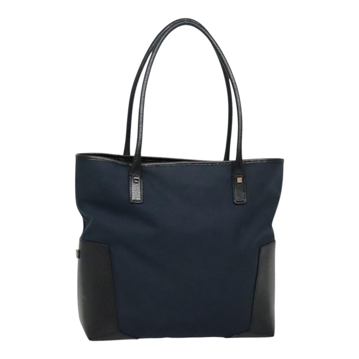 Salvatore Ferragamo Navy Canvas Tote Bag (Pre-Owned) Size ONE SIZE - 1 Thumbnail