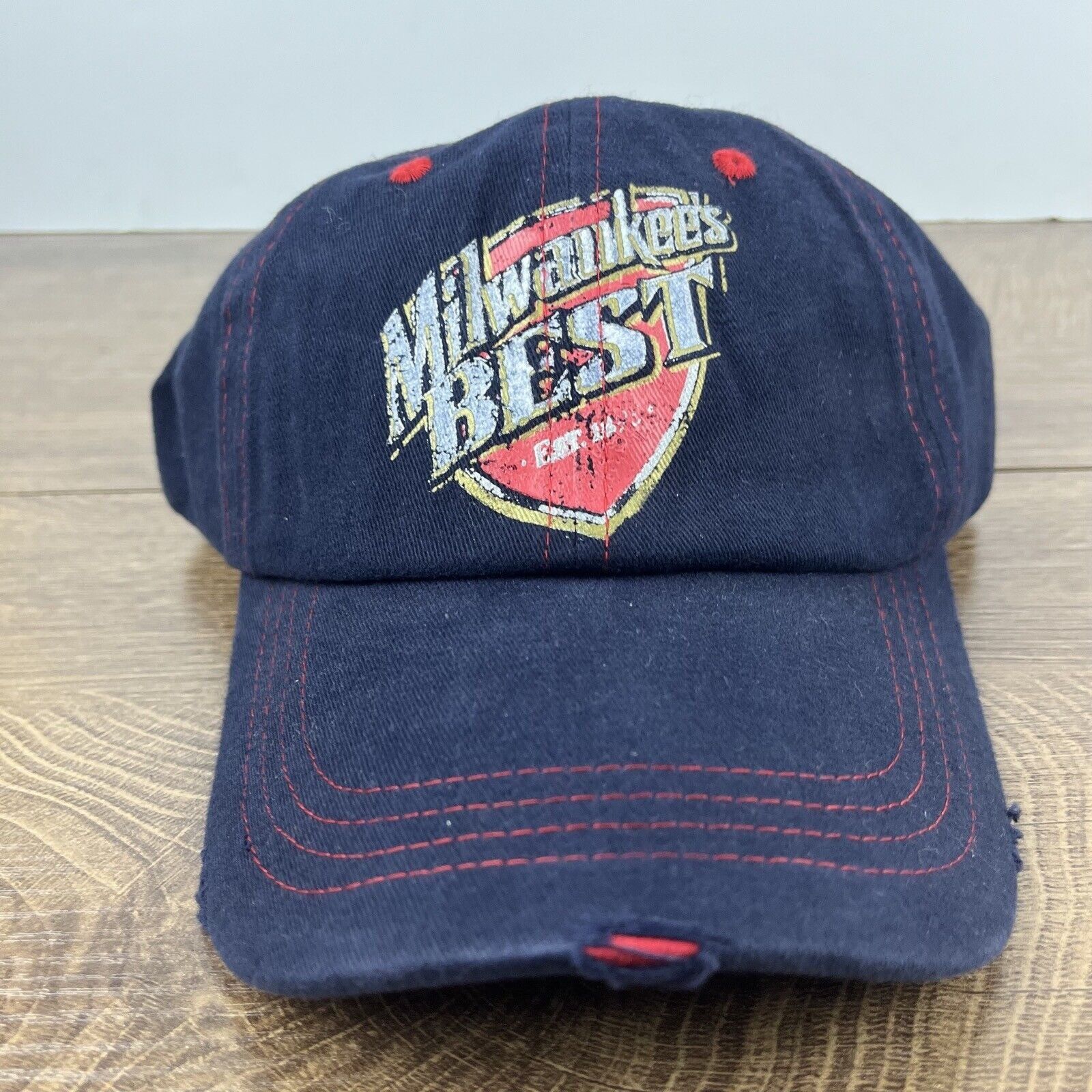 Other Milwaukees Best Blue Hat Blue Milwaukee Cap Adjustable Blue Size ONE SIZE - 3 Thumbnail