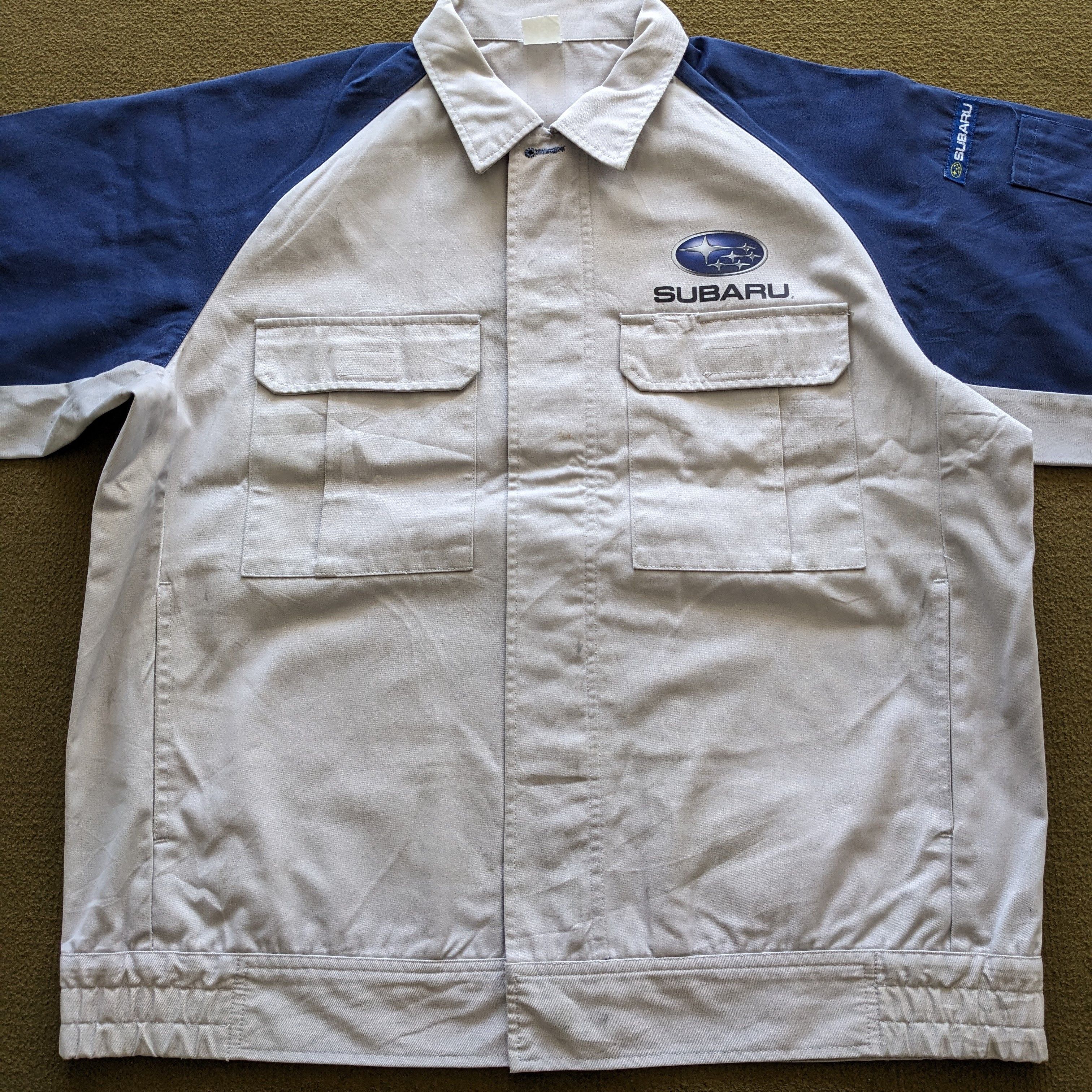 Vintage Vintage SUBARU Racing Japanese Brand Custom Jacket Size US L / EU 52-54 / 3 - 3 Thumbnail