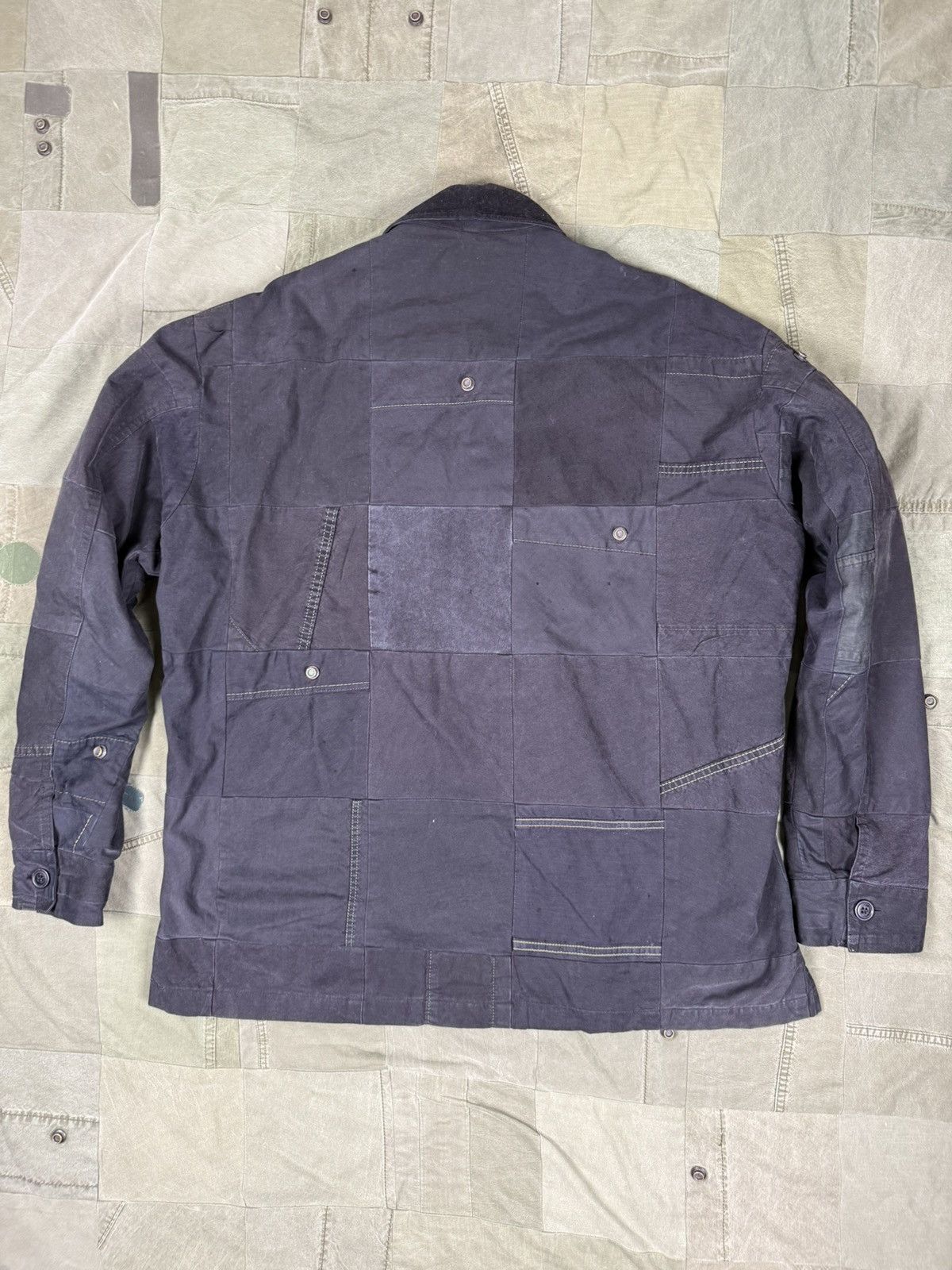 Greg Lauren Tent Scrapwork Boxy Worker Jacket Size US L / EU 52-54 / 3 - 3 Thumbnail