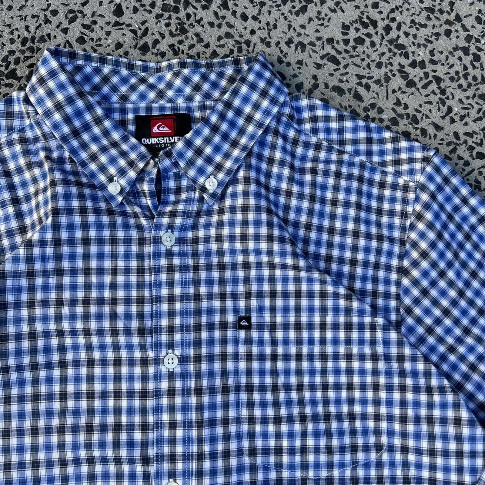 Quiksilver Quiksilver Men's Blue and Multi Shirt Size US L / EU 52-54 / 3 - 2 Thumbnail