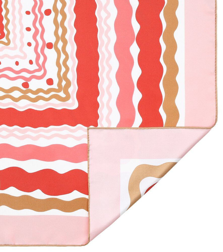 Loro Piana LORO PIANA Carre La Murrina maxi twill silk square scarf Size ONE SIZE - 3 Thumbnail
