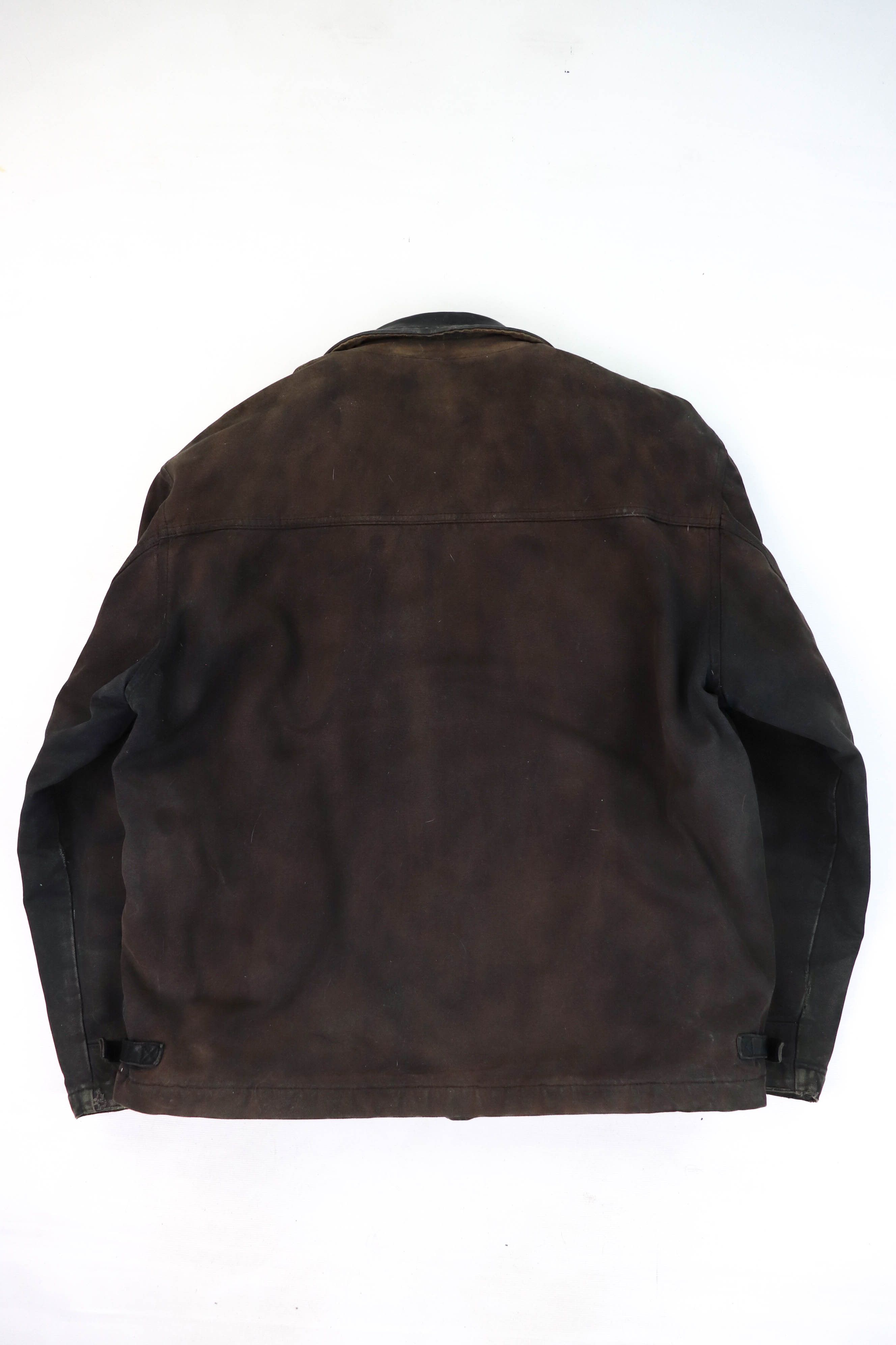 Boneville Boneville Vintage Thrashed Distress Sunfaded Leather Jacket Size US L / EU 52-54 / 3 - 2 Thumbnail