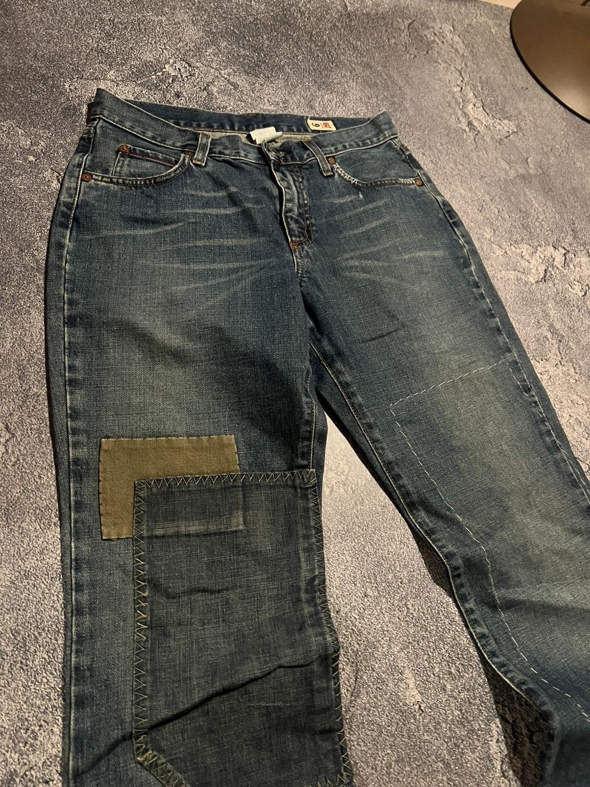 Japanese Brand Japanese Patchwork Sexy Slim Fit / Balenciaga Style 90 Size US 30 / EU 46 - 2 Thumbnail
