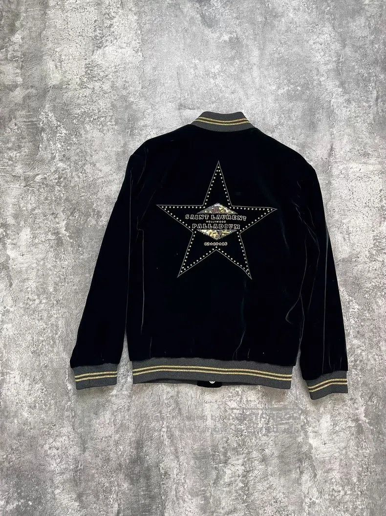 Saint Laurent Paris Saint Laurent Paris Black Velvet Hollywood Limited Edition Size XS / US 0-2 / IT 36-38 - 1 Thumbnail