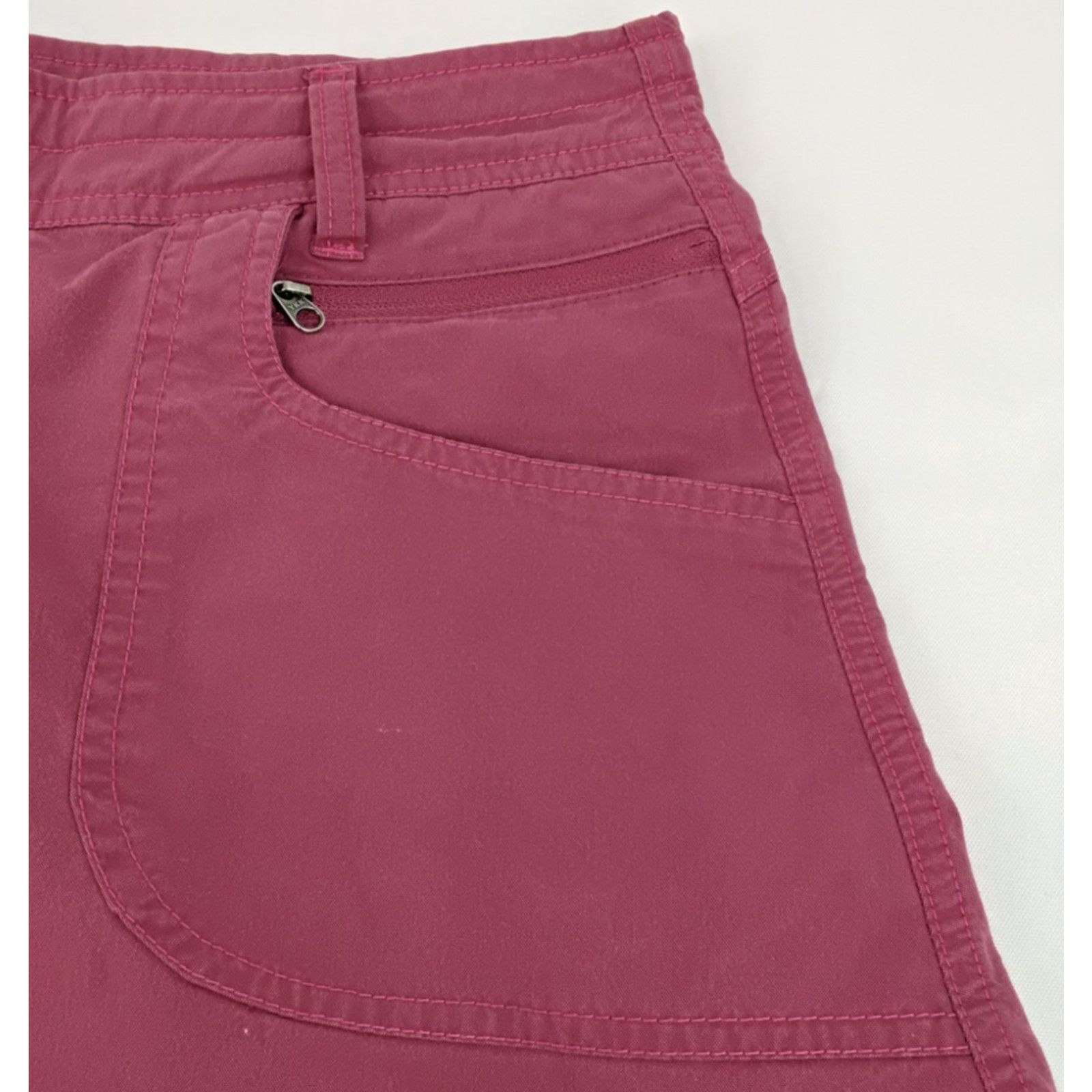 Kuhl Kuhl Denim Skirt Women's 14 Pink Whip Stitch Pockets Size 36" / US 14 / IT 50 - 5 Thumbnail
