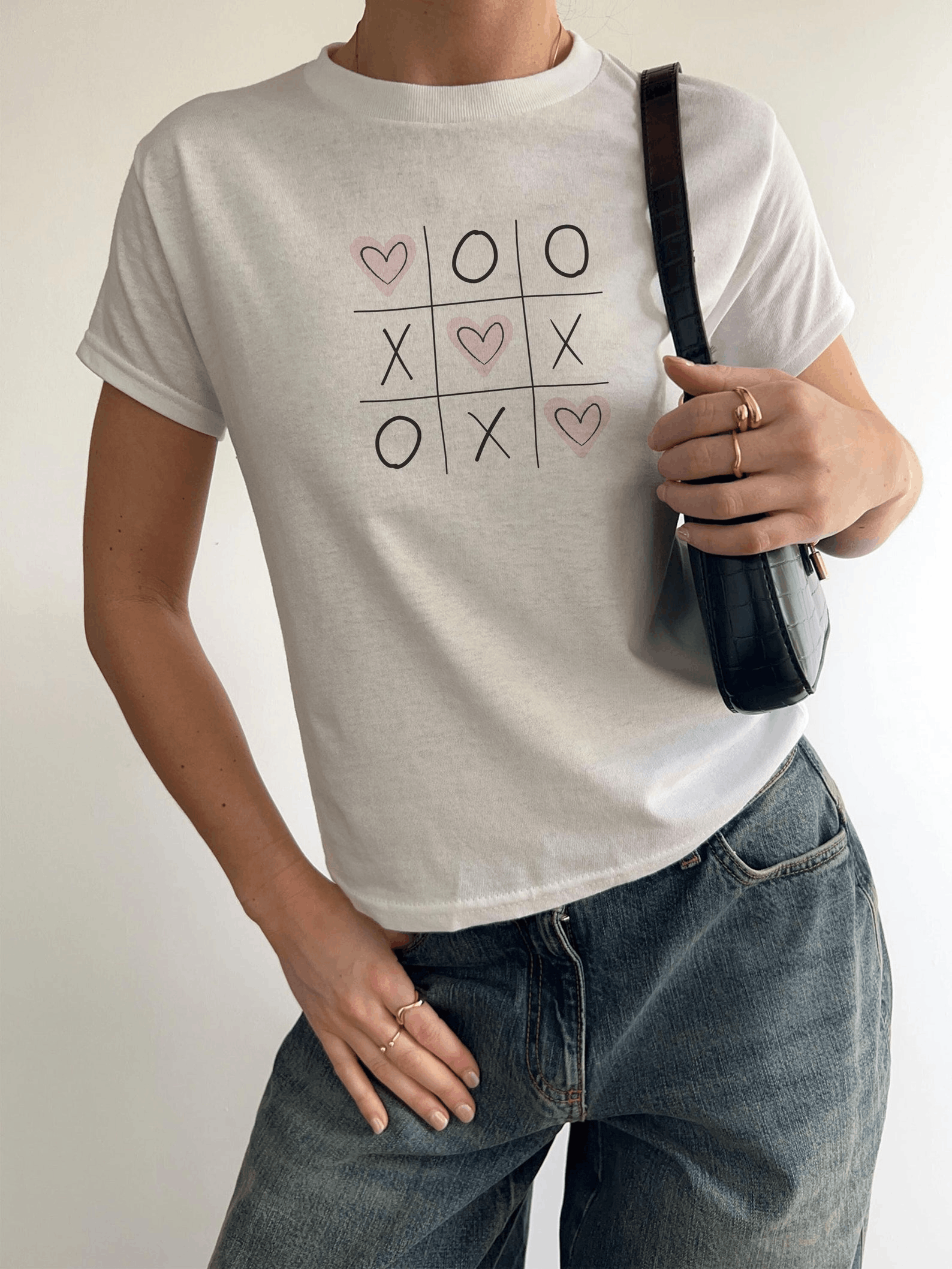 Other Valentine Crop Tank – XOXO Graphic Baby Tee Size L / US 10 / IT 46 - 2 Thumbnail