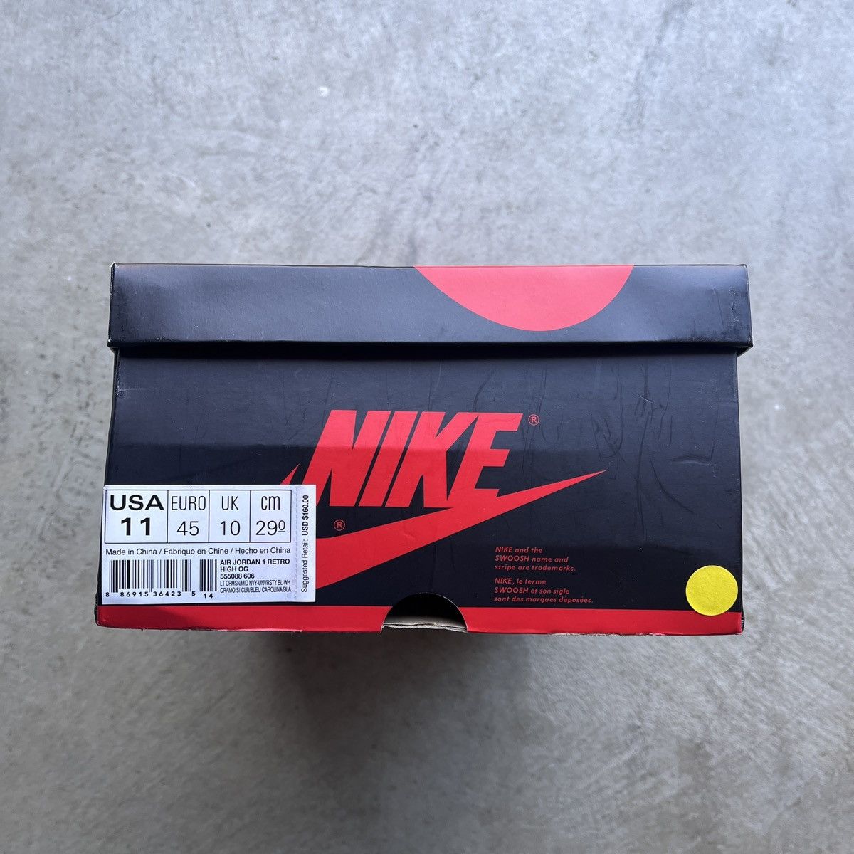 Jordan Brand Air Jordan 1 Retro OG High David Letterman Size US 11 / EU 44 - 9 Thumbnail