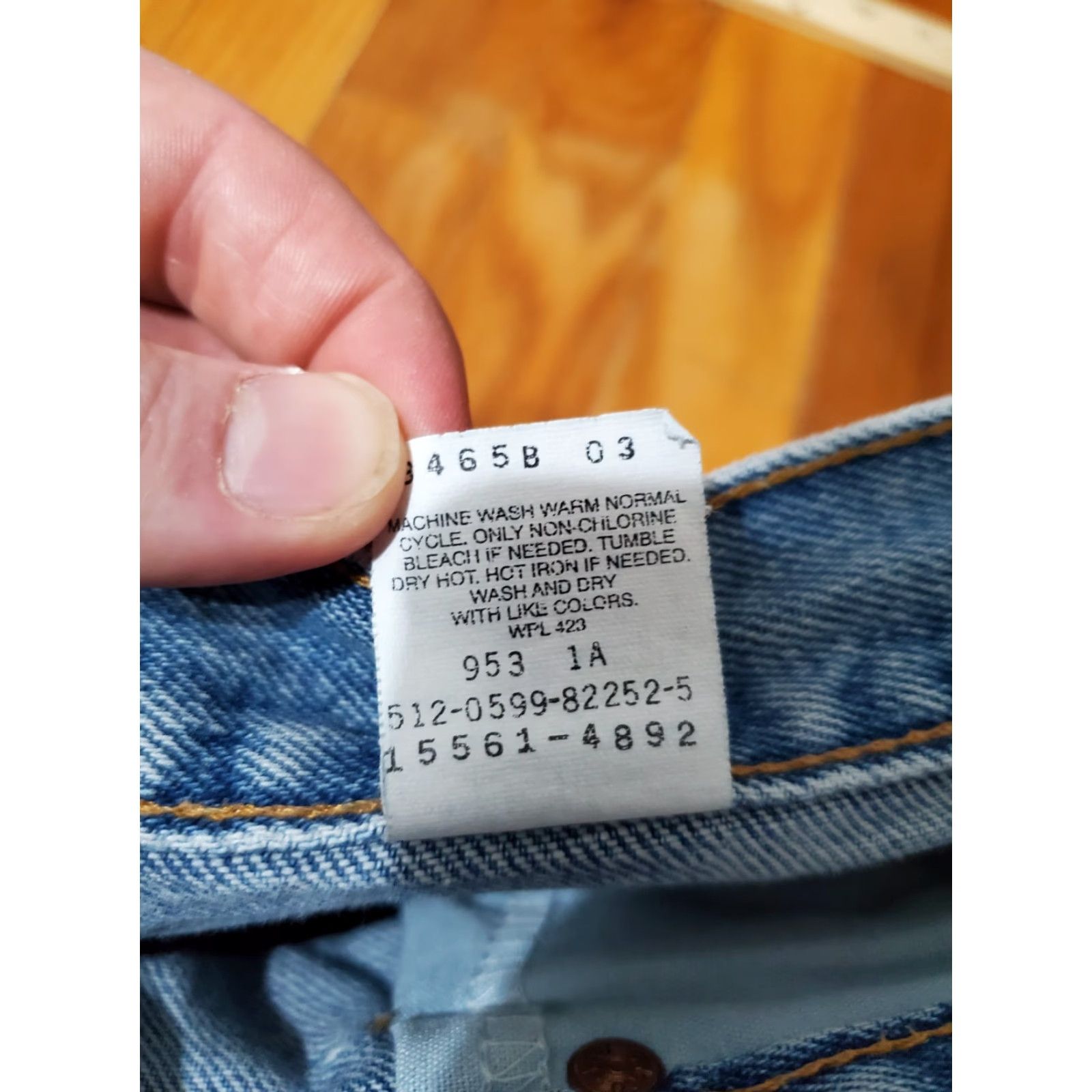 Levi's VINTAGE Levi's 560 Jeans Women 12 Blue Denim Loose Straight High Rise 32x31 5-Pocket Distressed Batwing Size 34" / US 12 / IT 48 - 7 Thumbnail
