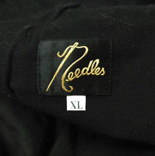 Needles Shorts Poly Slub Sateen String Cowboy Black Size US 26 / EU 42 - 3 Thumbnail