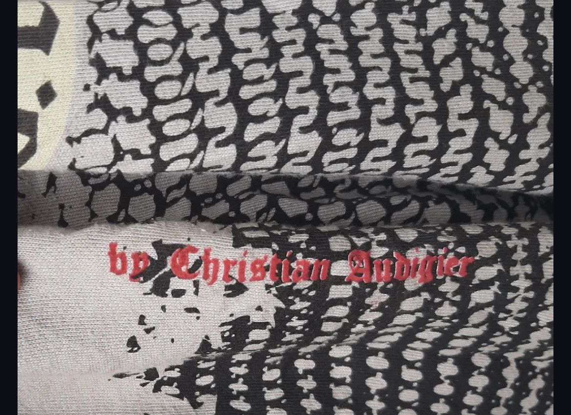Japanese Brand 2000s Smet Christian Audigier Skull Poem Zip Hoddie y2k Lgb Size US S / EU 44-46 / 1 - 6 Thumbnail