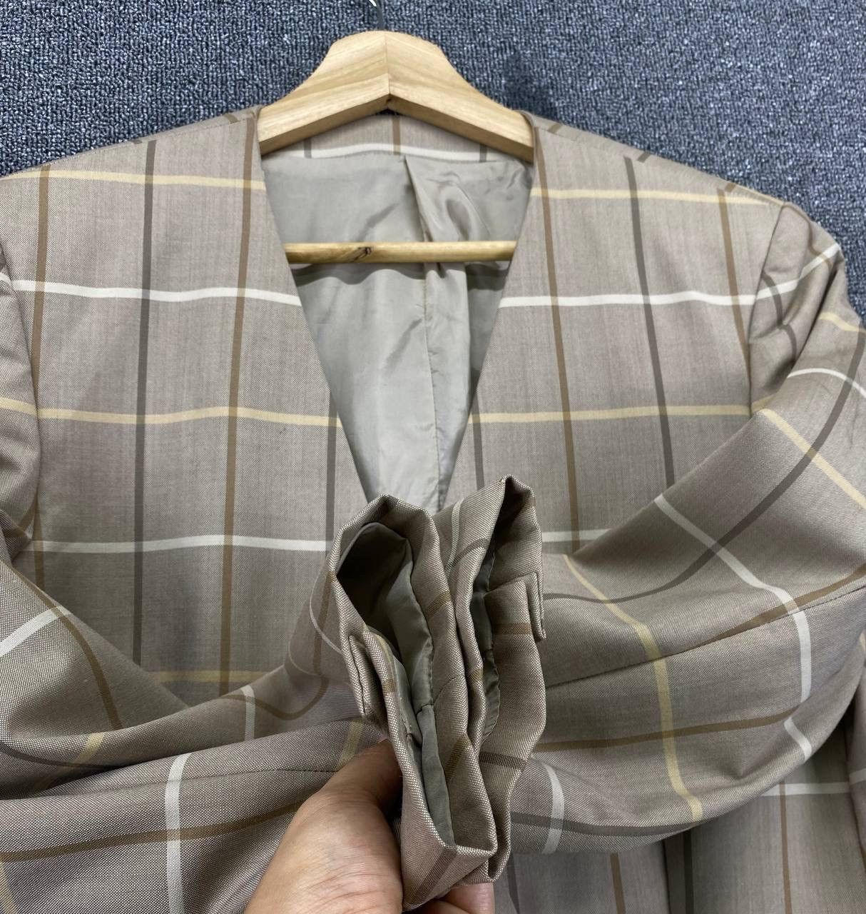 Burberry Vintage Burberry Shadows Plaid Checkered Coat Jacket Size M / US 6-8 / IT 42-44 - 11 Thumbnail