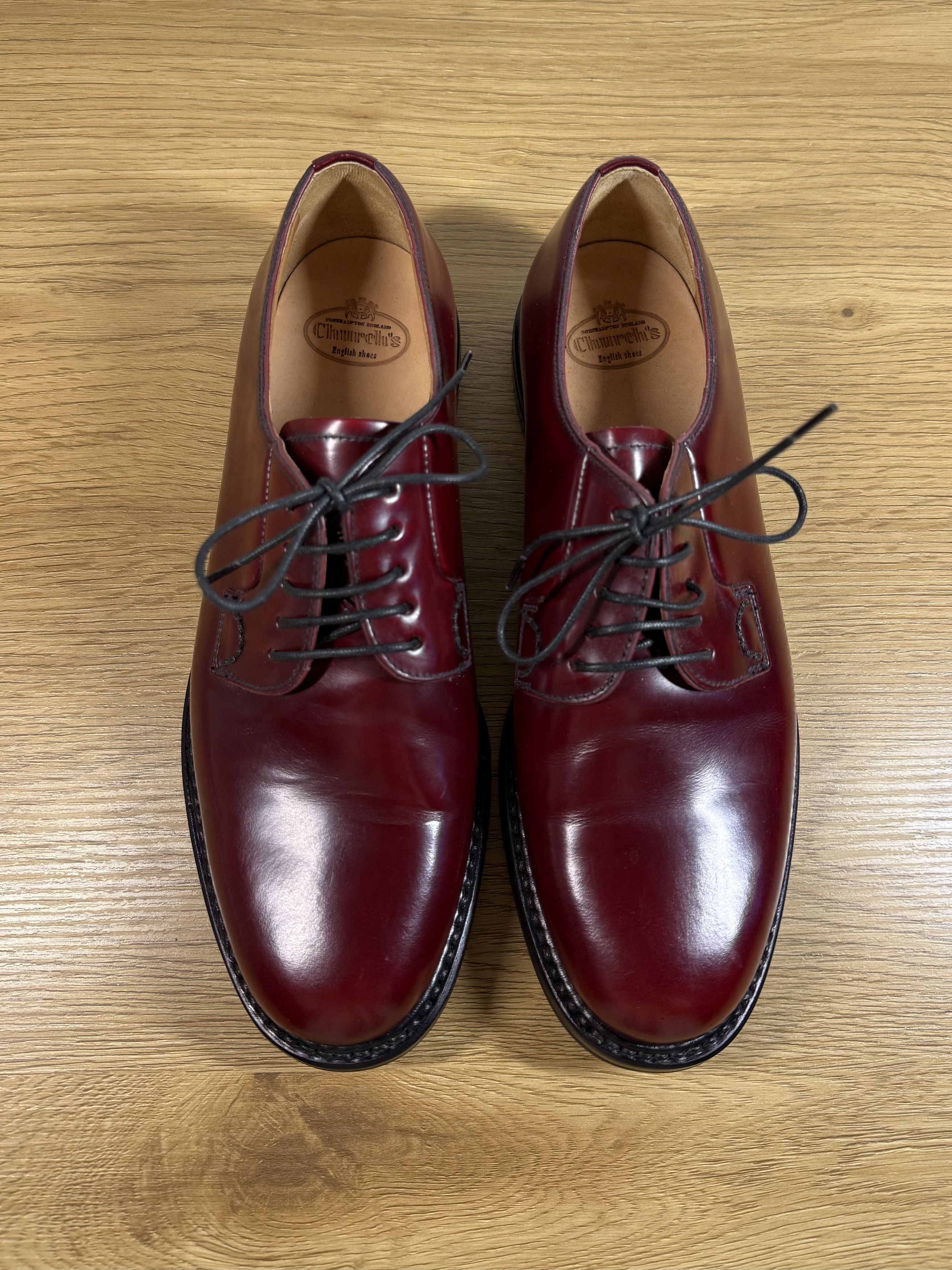Church's Women's Church's Shannon Wr Brushed calfskin Derby lace-ups Size US 6 / IT 36 - 6 Thumbnail
