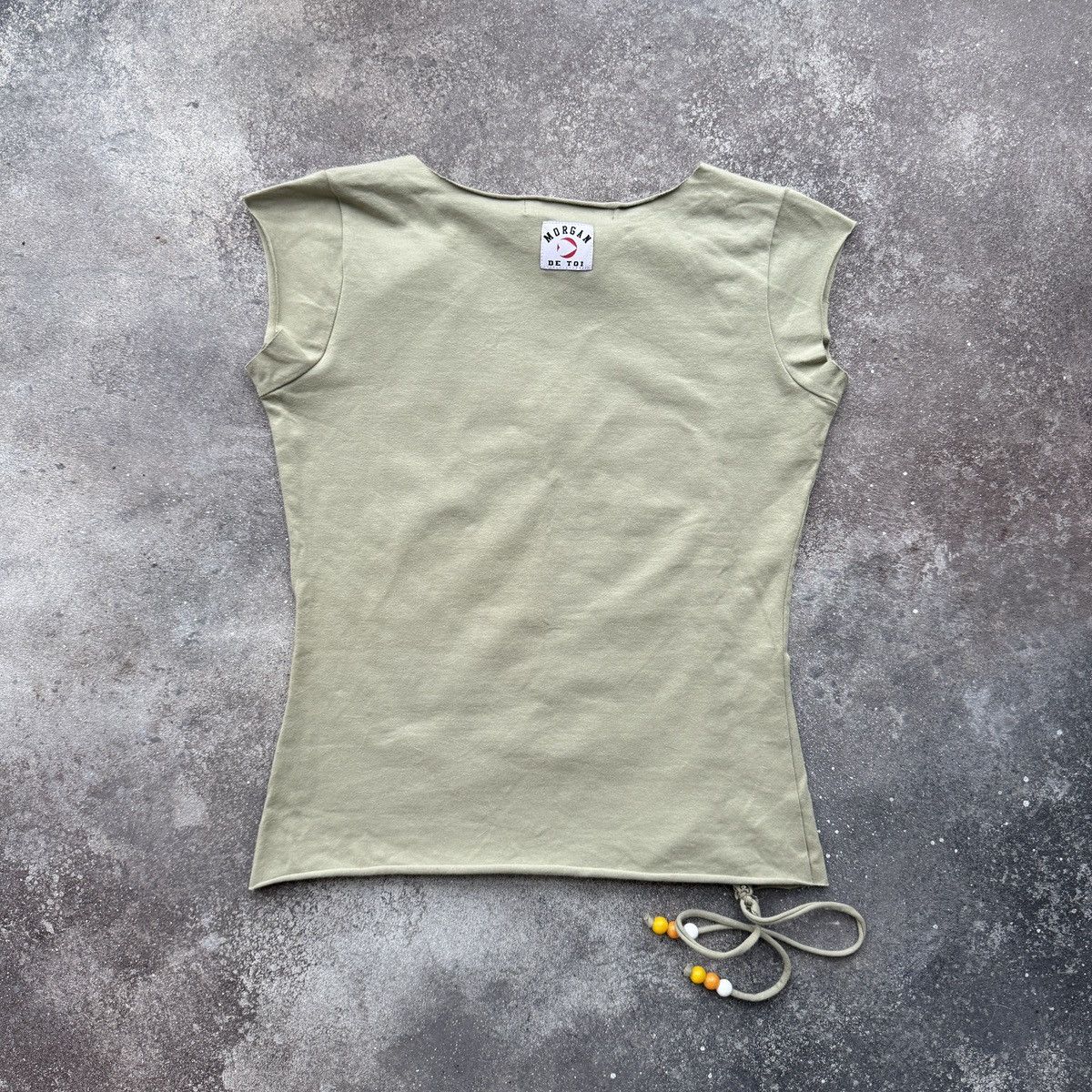 Morgan De Toi 2000’s Morgan de Toi Vintage Y2K Braided Side Tee Size M / US 6-8 / IT 42-44 - 7 Thumbnail